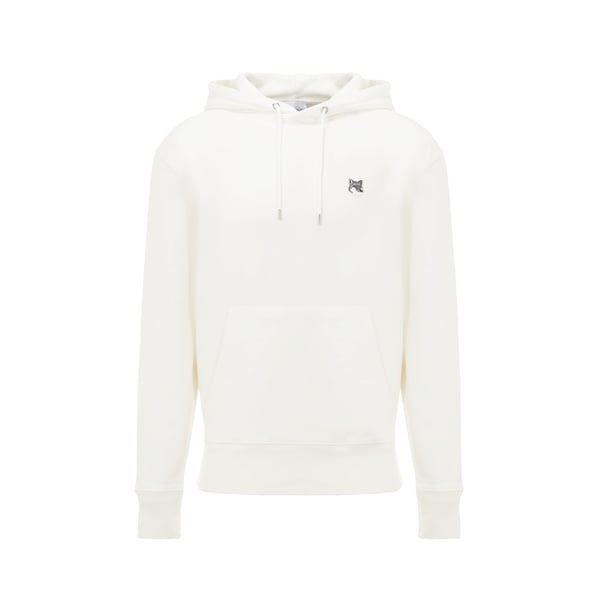 Hoodie Tête de renard gris en coton