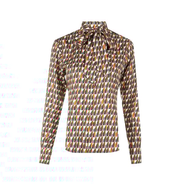 Chemise imprimé en soie