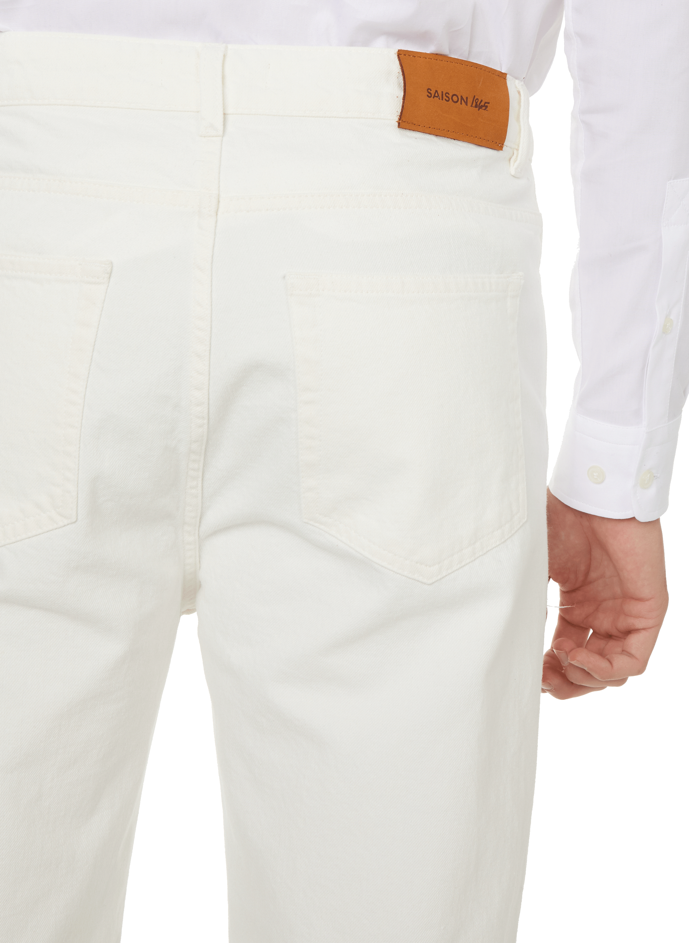 Straight-fit jeans  Beige