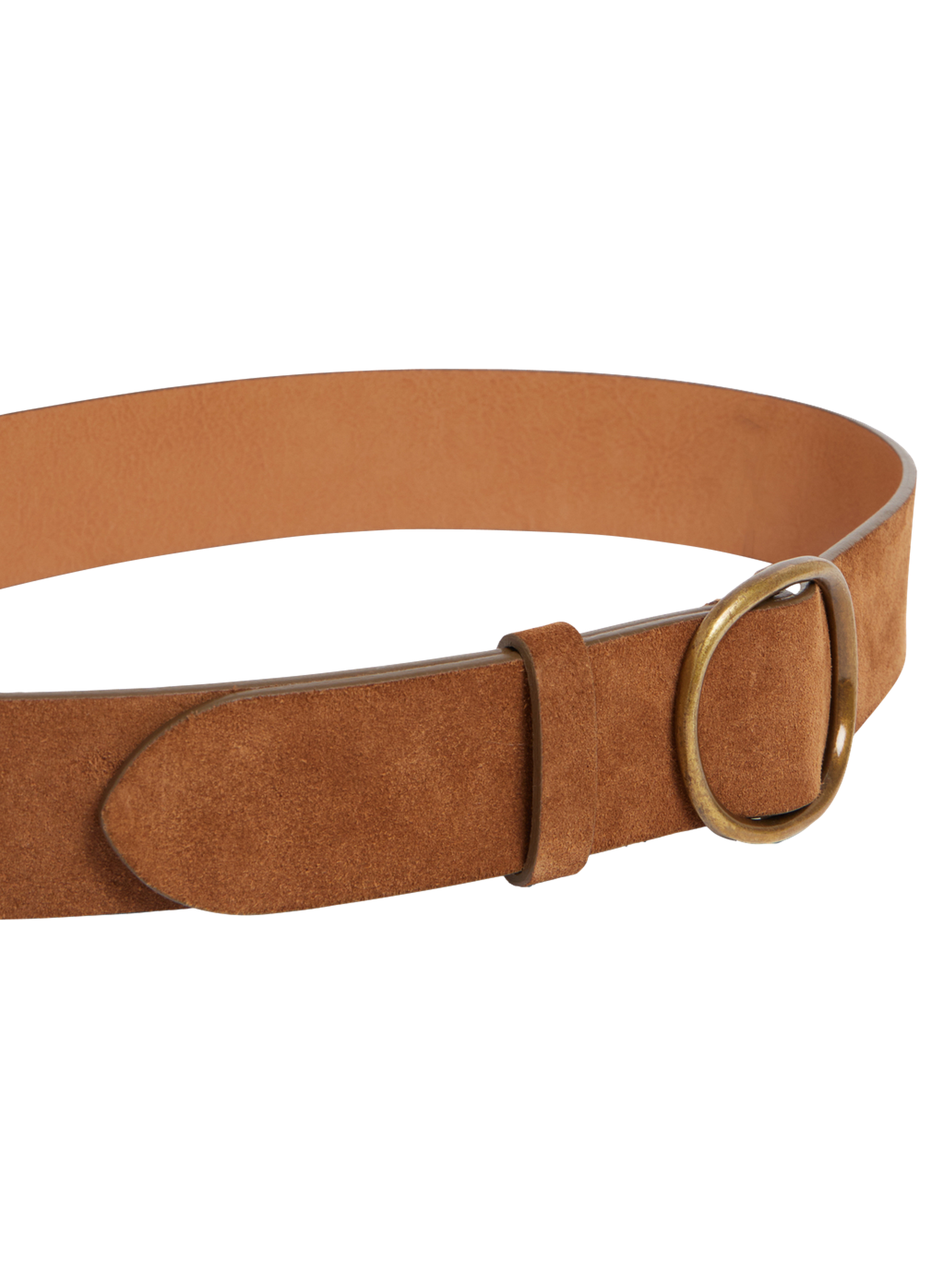 Ceinture en cuir velours - paloma GERARD DAREL Marron