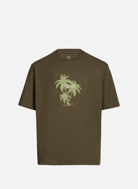 T-shirt à motif Marron by ARMANI EXCHANGE ARMANI EXCHANGE T-shirt à motif Marron
