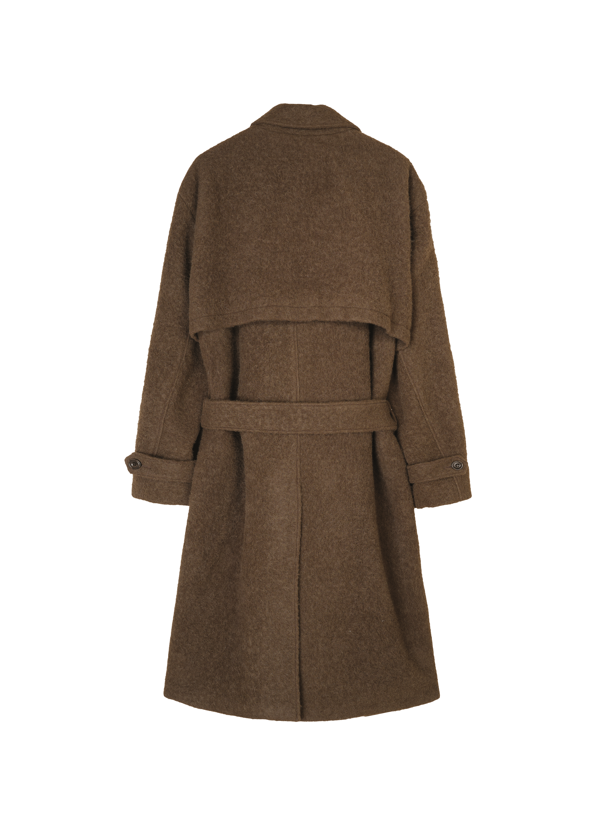 Manteau long à ceinture ANDERSSON BELL Marron