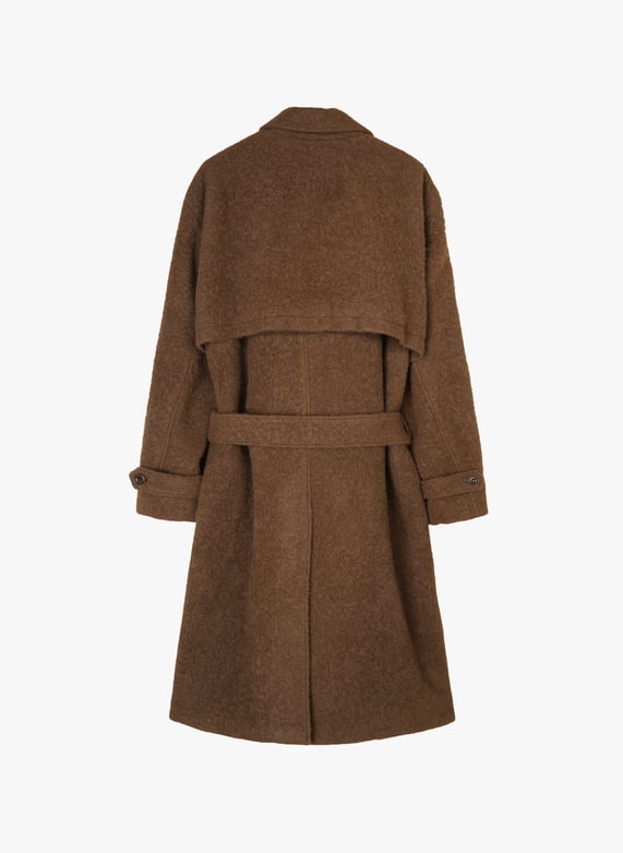 Long belted coat | Brown by ANDERSSON BELL Long belted coat Brown