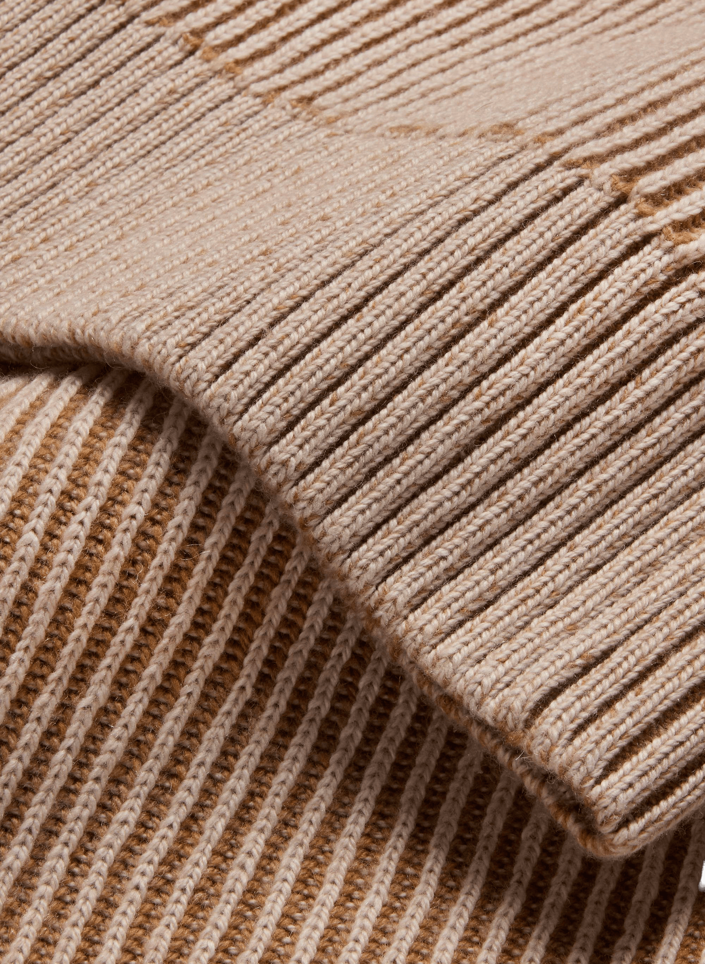 Pull côtelé en laine mélangée DOCKERS Beige