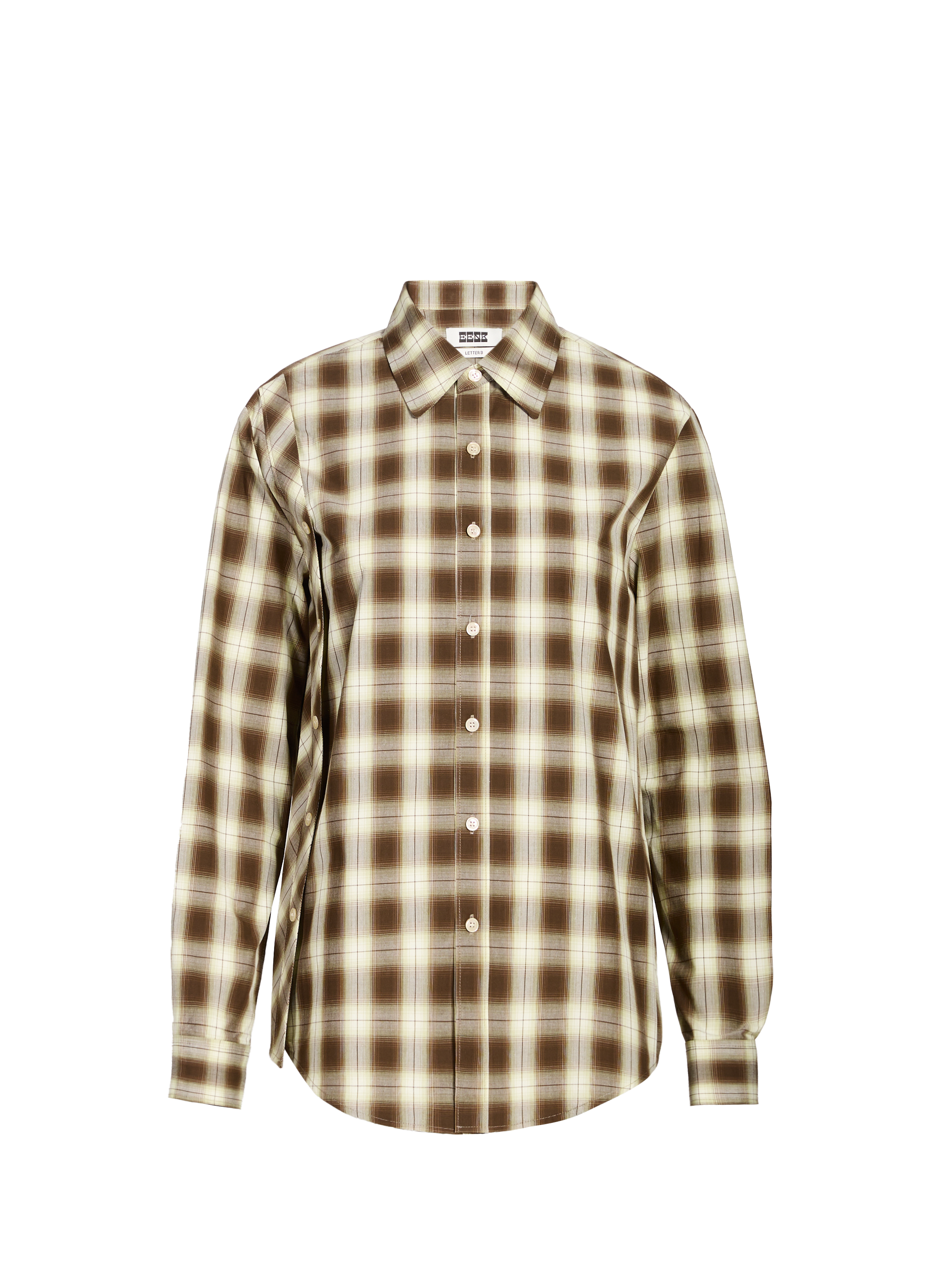 Straight cotton check shirt EENK Multicolour