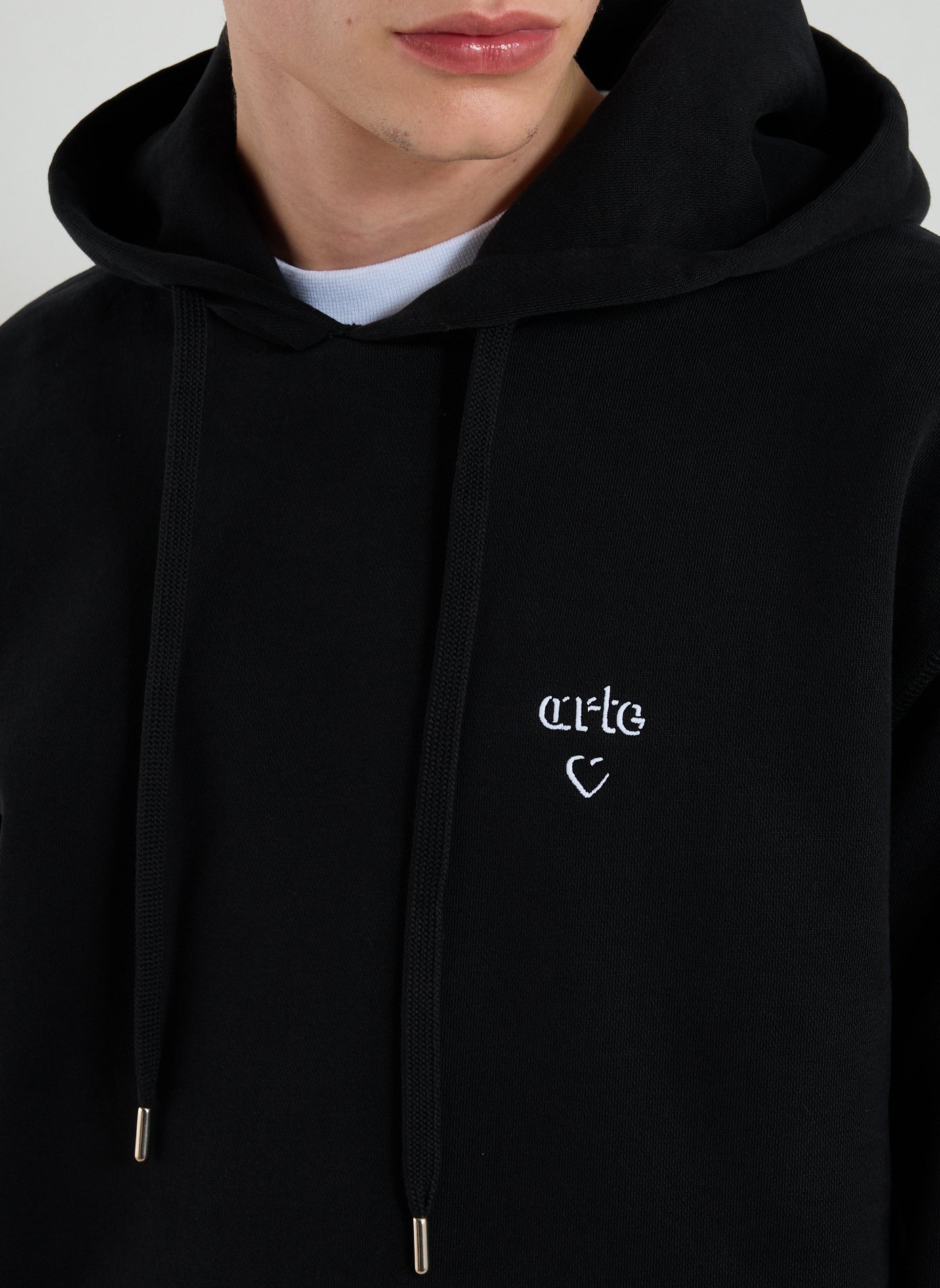 Oversized cotton hoodie ARTE ANTWERP Black
