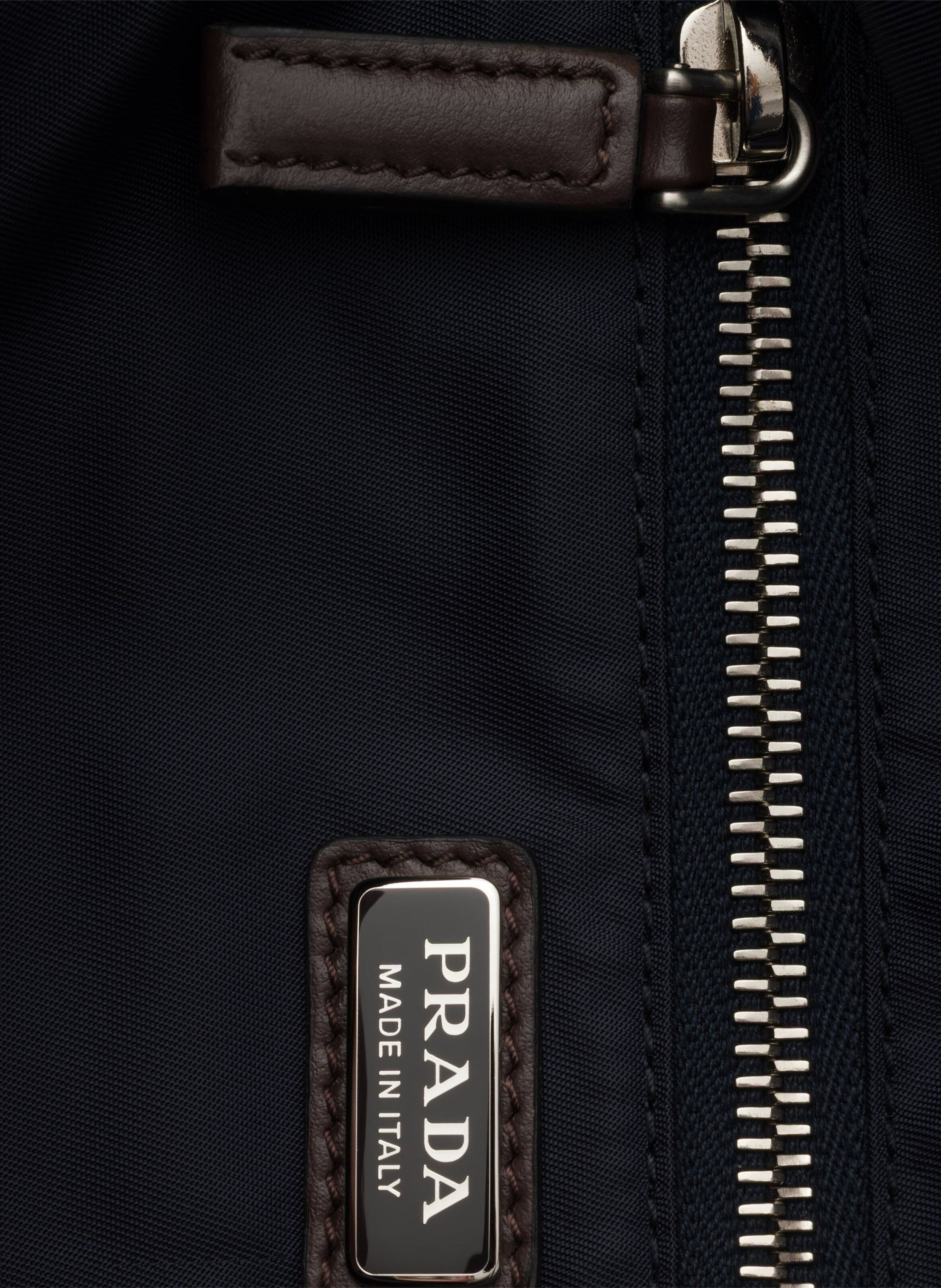 Pochette prada speedrock en re-nylon et cuir PRADA Bleu