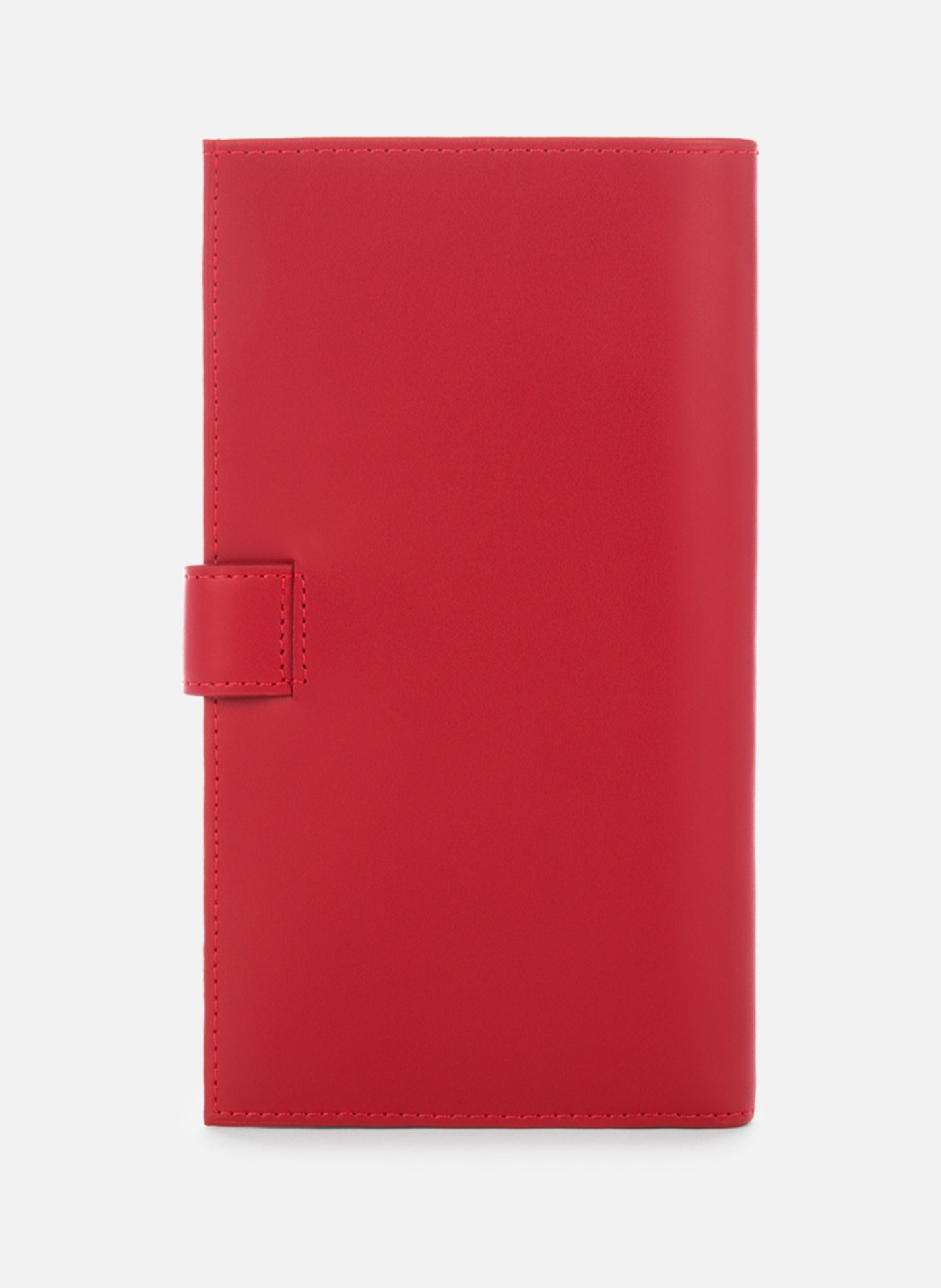 Checkbook holder - Smooth LANCASTER Red