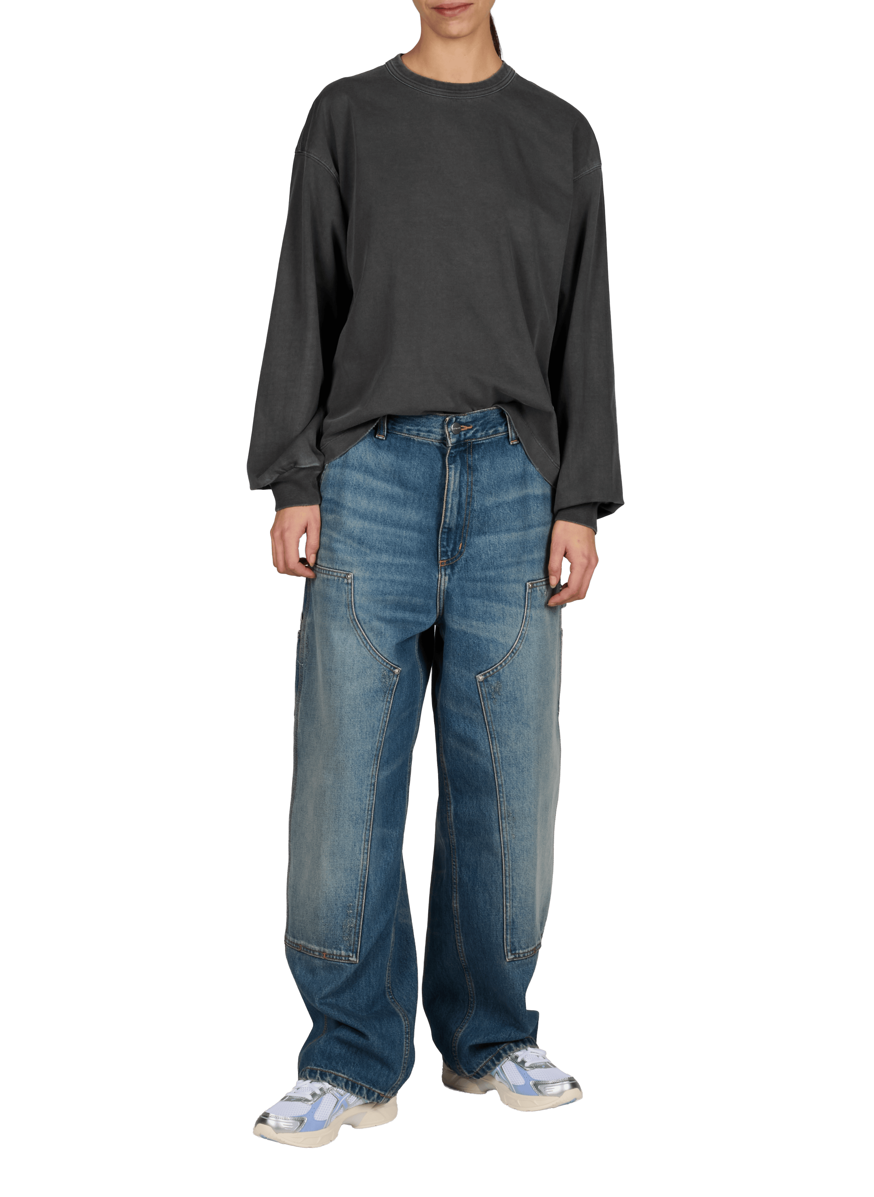 Jean ample en coton CARHARTT WIP Bleu