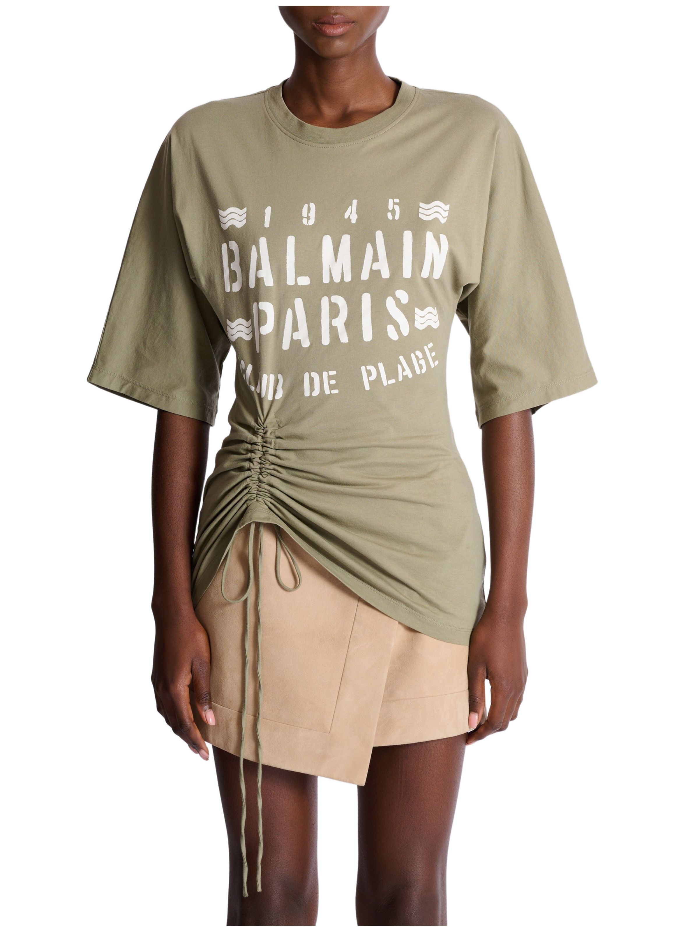 T-shirt imprimé balmain club BALMAIN Vert
