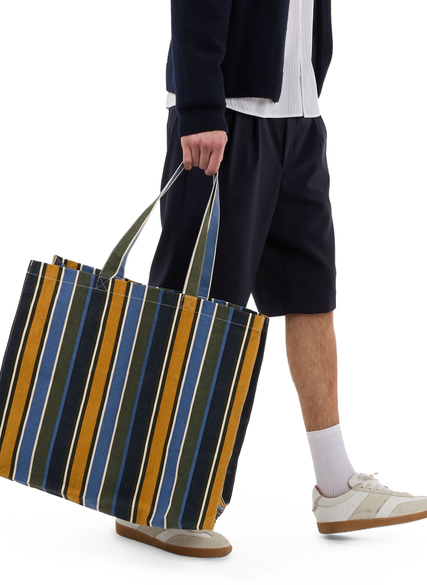 Camouflage cotton tote bag SAISON 1865