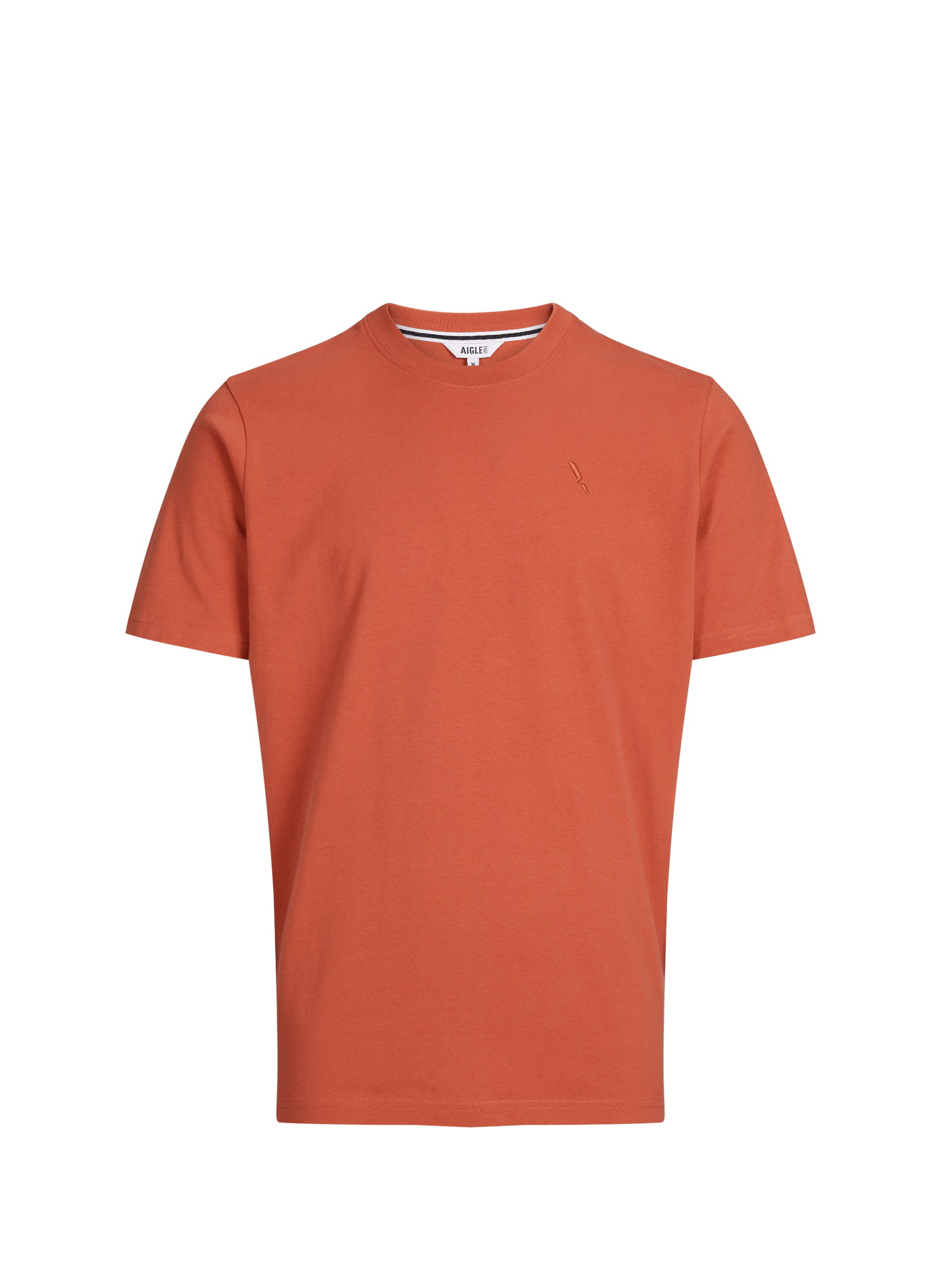 T-shirt col rond en coton AIGLE Red