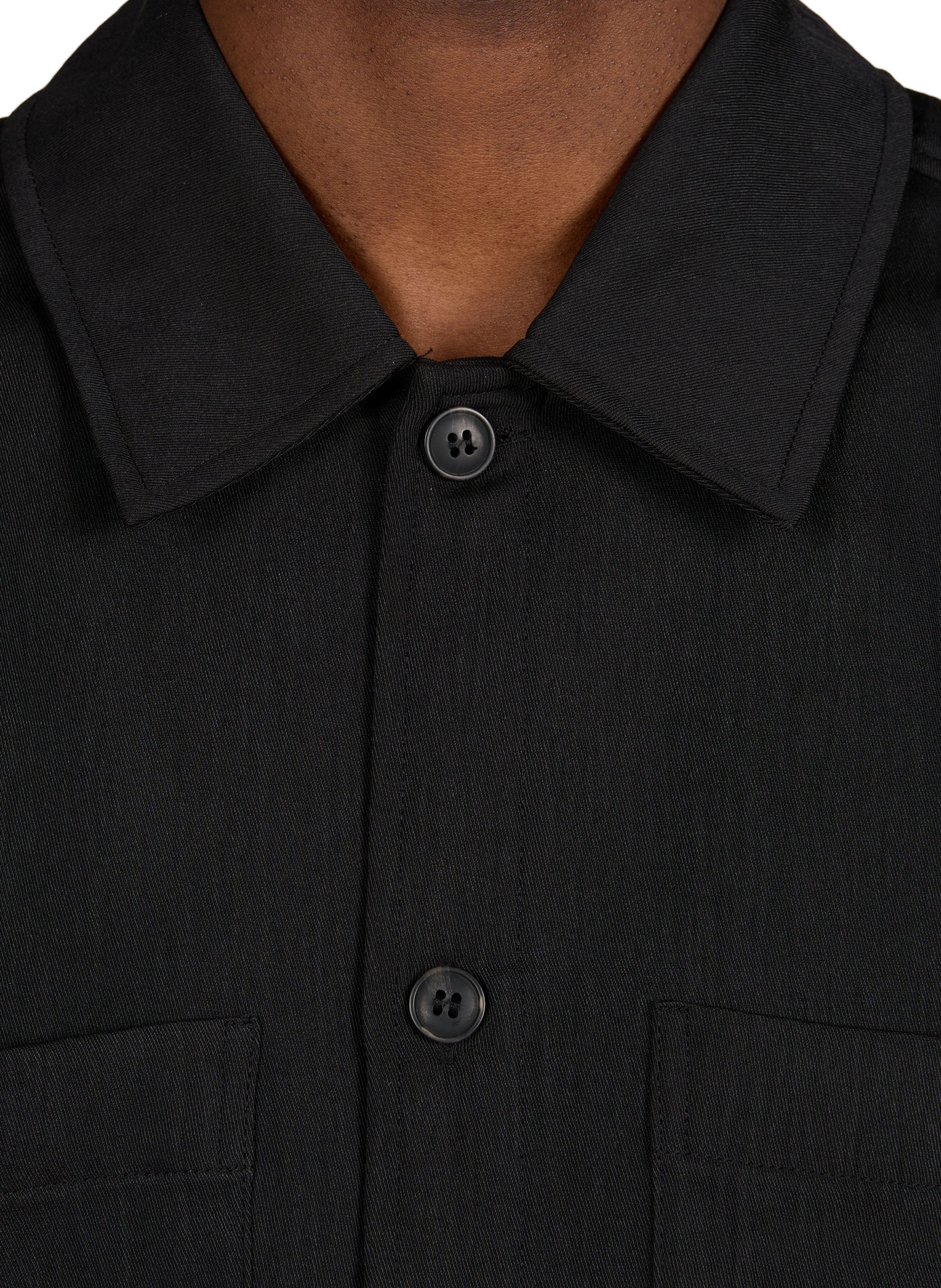 Chemise manches courte droite MINIMUM Noir