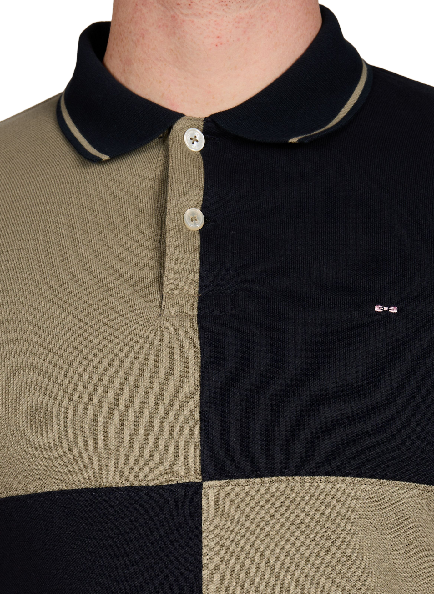 Polo manches courtes en coton EDEN PARK Beige