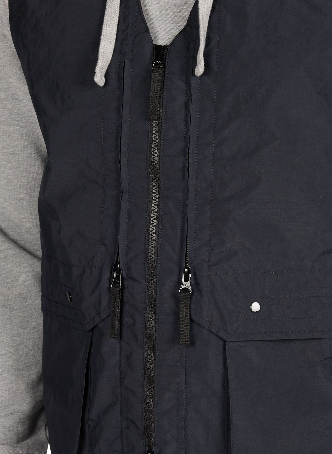 Veste sans manches imperméable STONE ISLAND Bleu