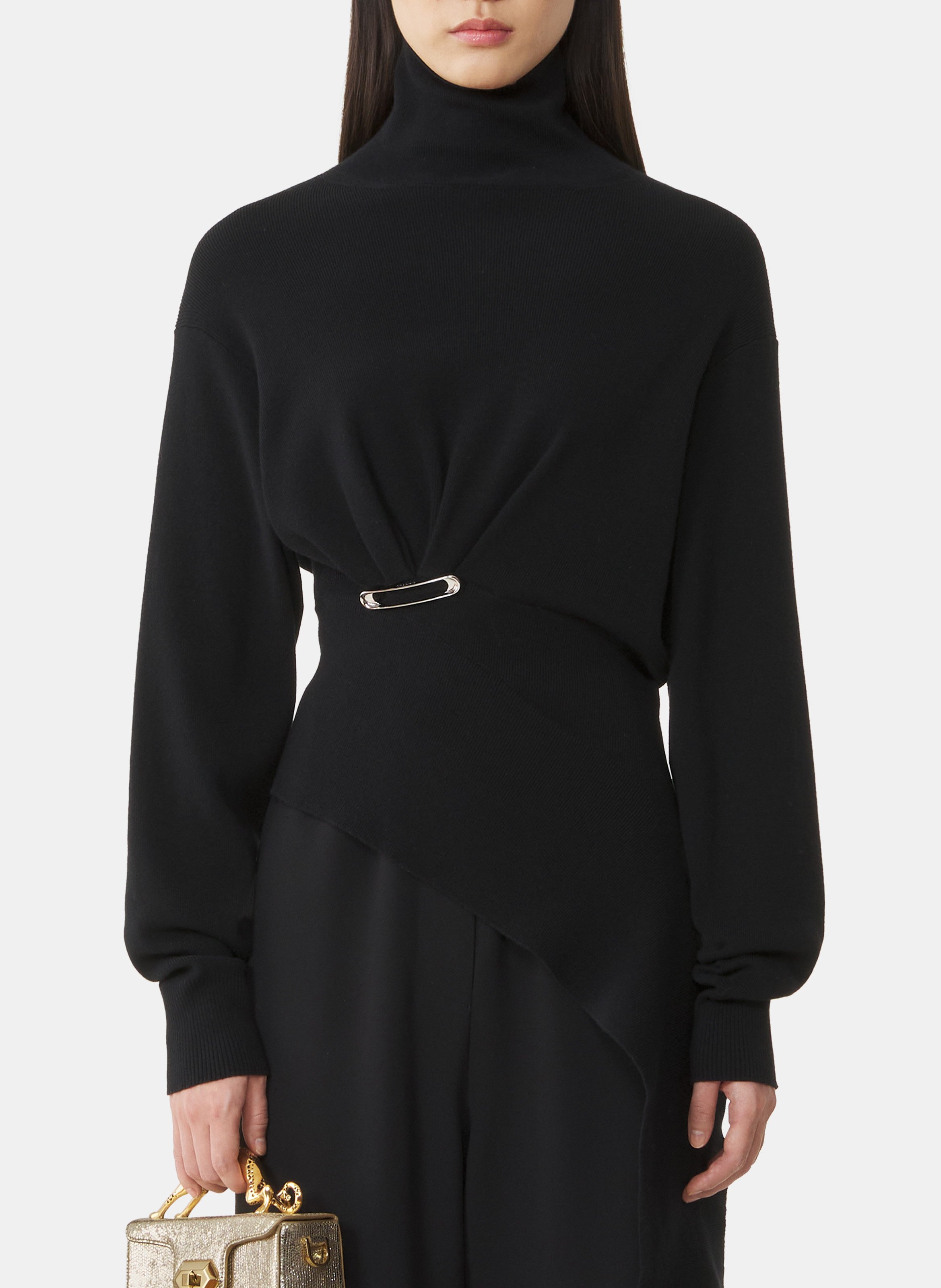 Pull en laine et cachemire LANVIN Noir