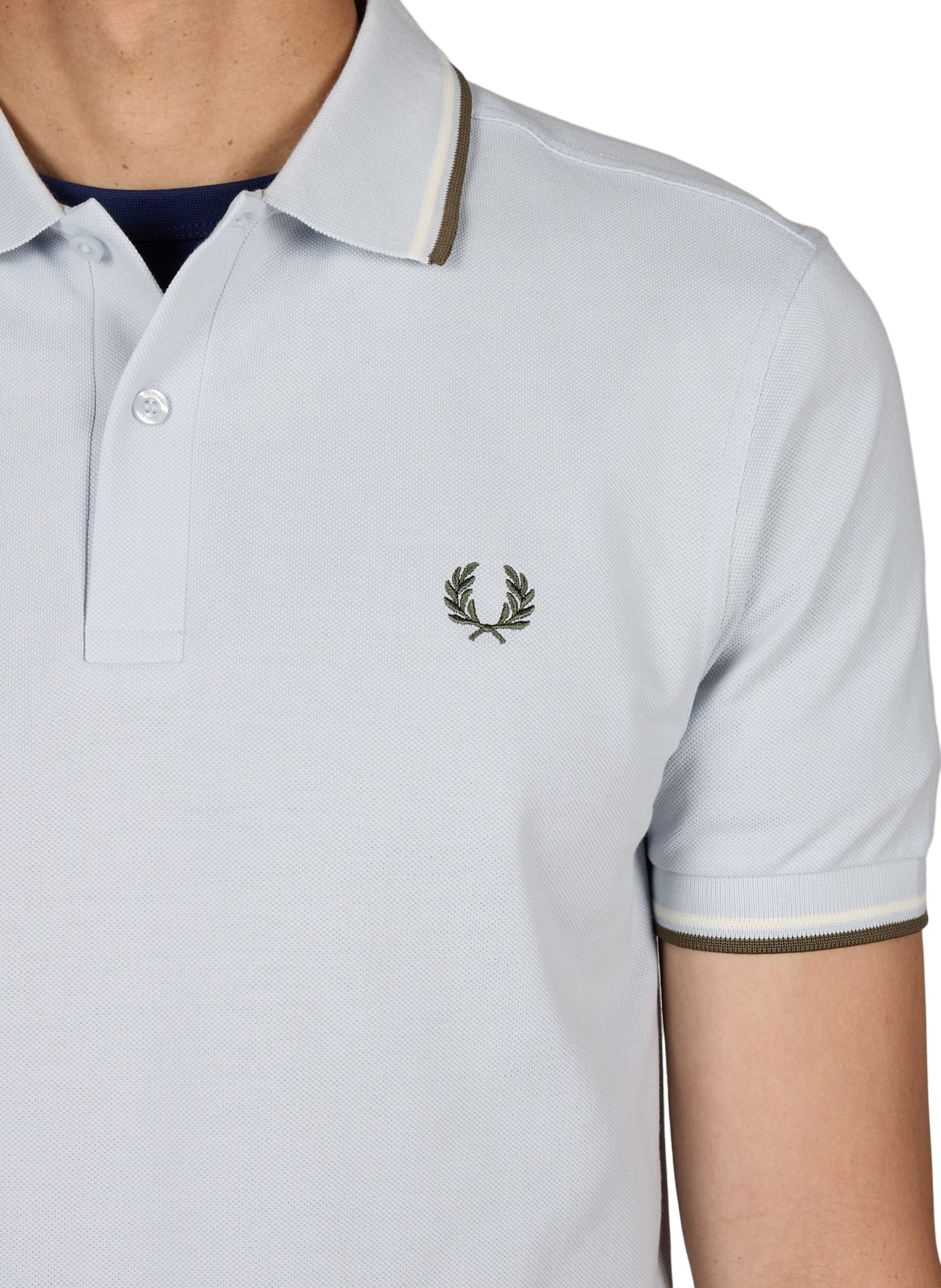 Piqué katoenen polo FRED PERRY Blauw