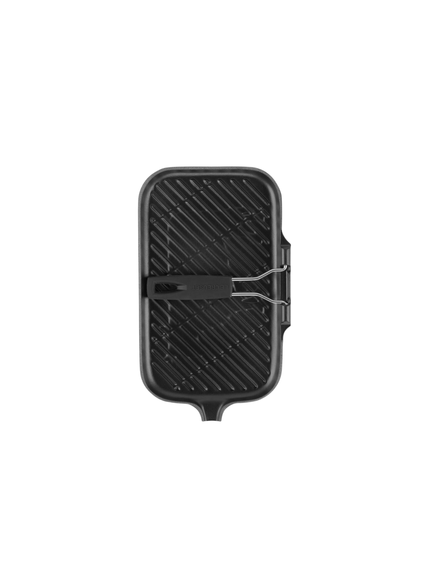 Gril rectangulaire en fonte émaillée LE CREUSET Black