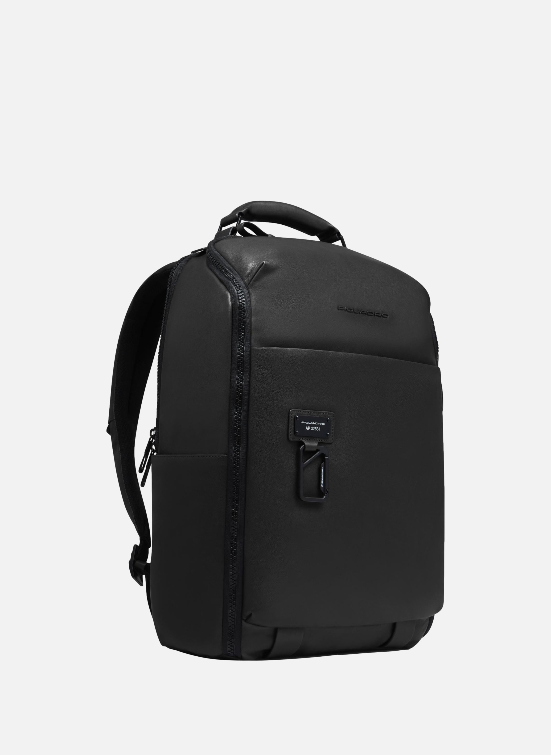 Rugzak voor 15,6" laptopreizen PIQUADRO Zwart