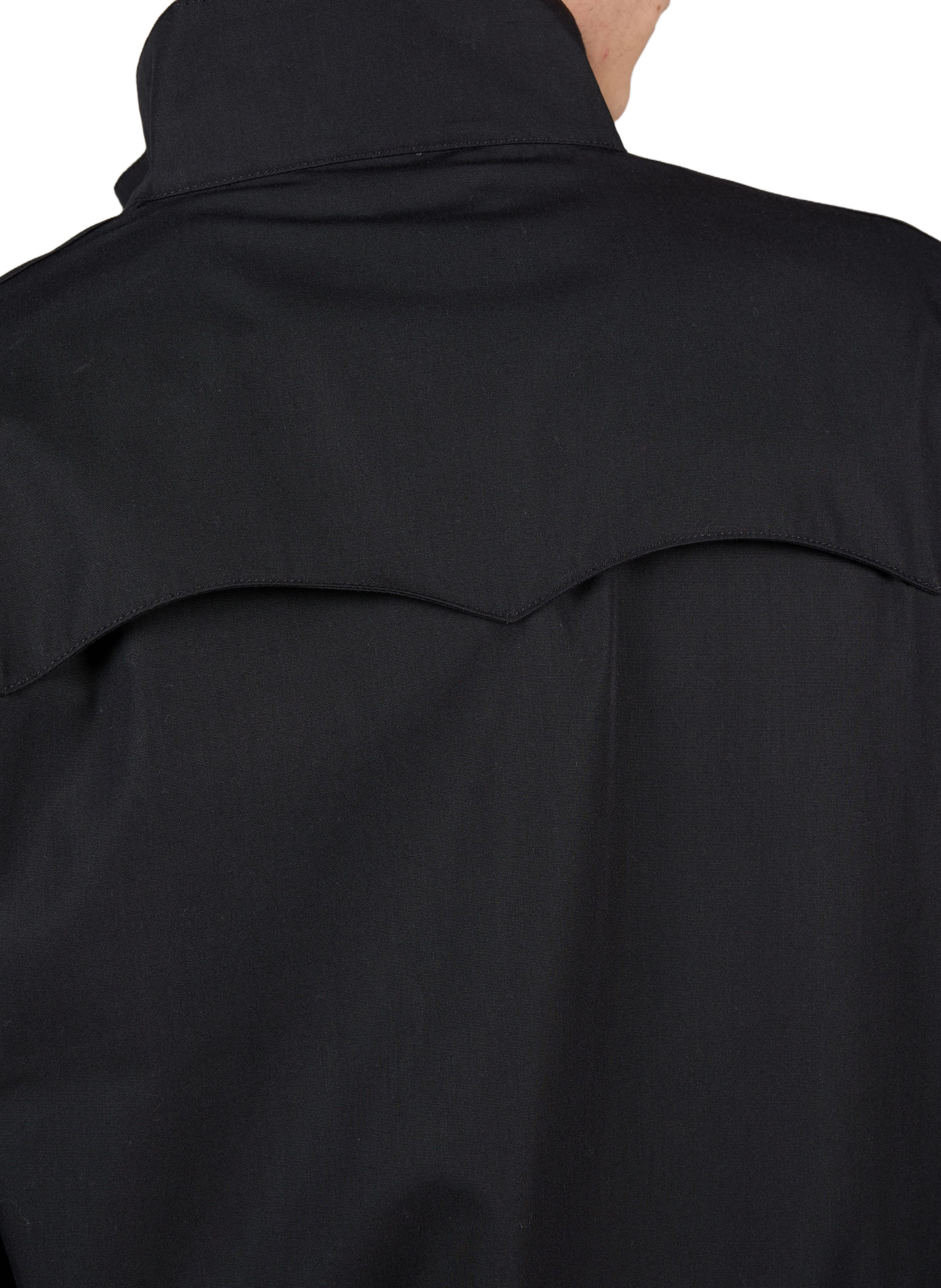 Straight cotton jacket FRED PERRY Black