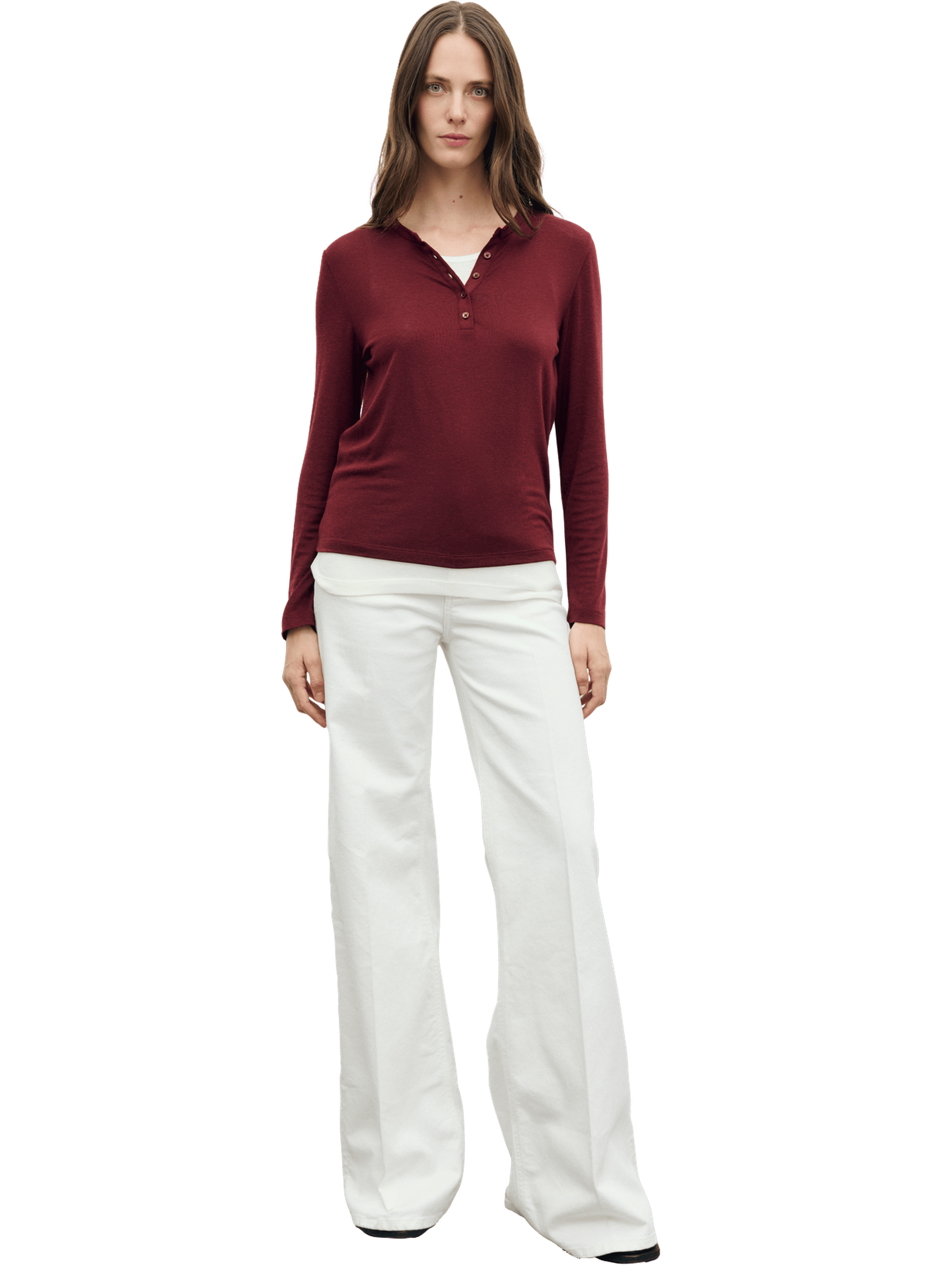 T-shirt superposé - becca GERARD DAREL Rouge