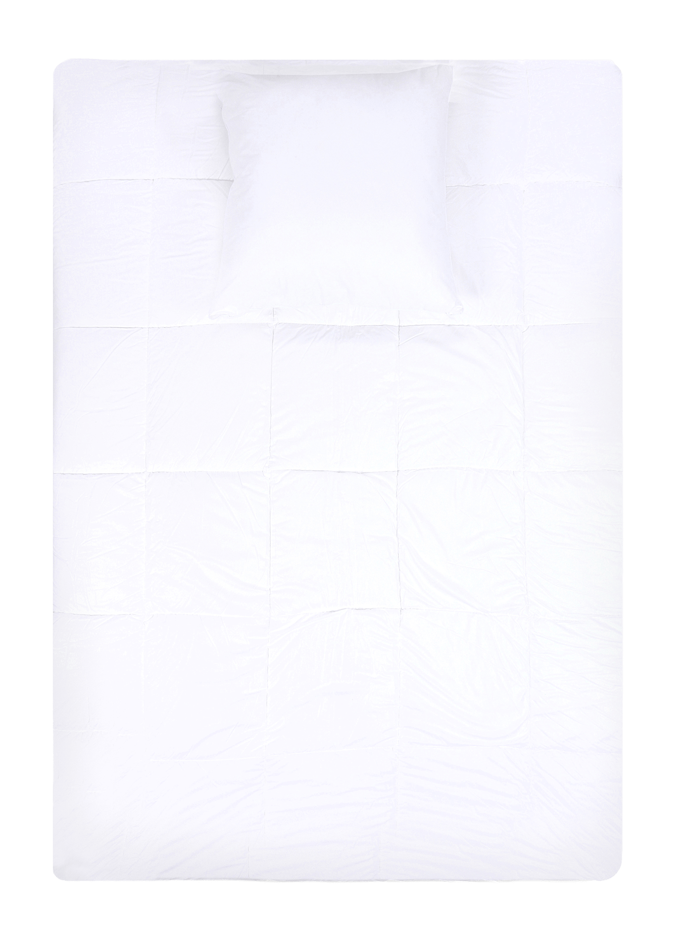 Temperierte synthetische Bettdecke aus Baumwolle AU PRINTEMPS PARIS Weiss