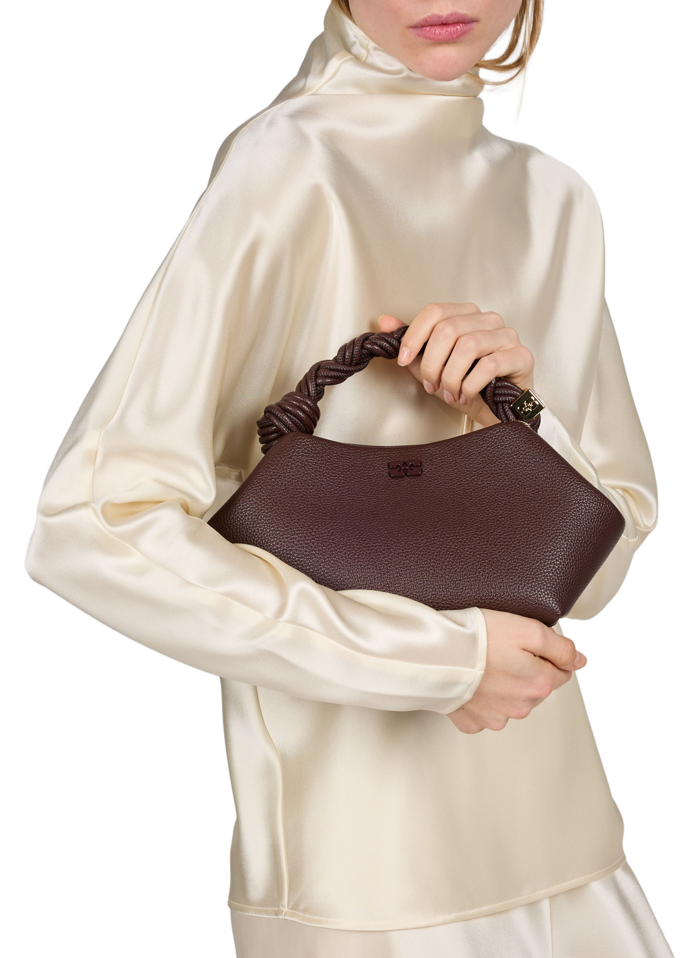 Bou handbag GANNI Brown