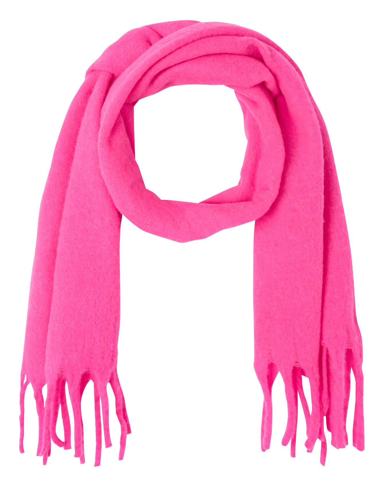 Echarpe à bords frangés zinaco AMERICAN VINTAGE Rose