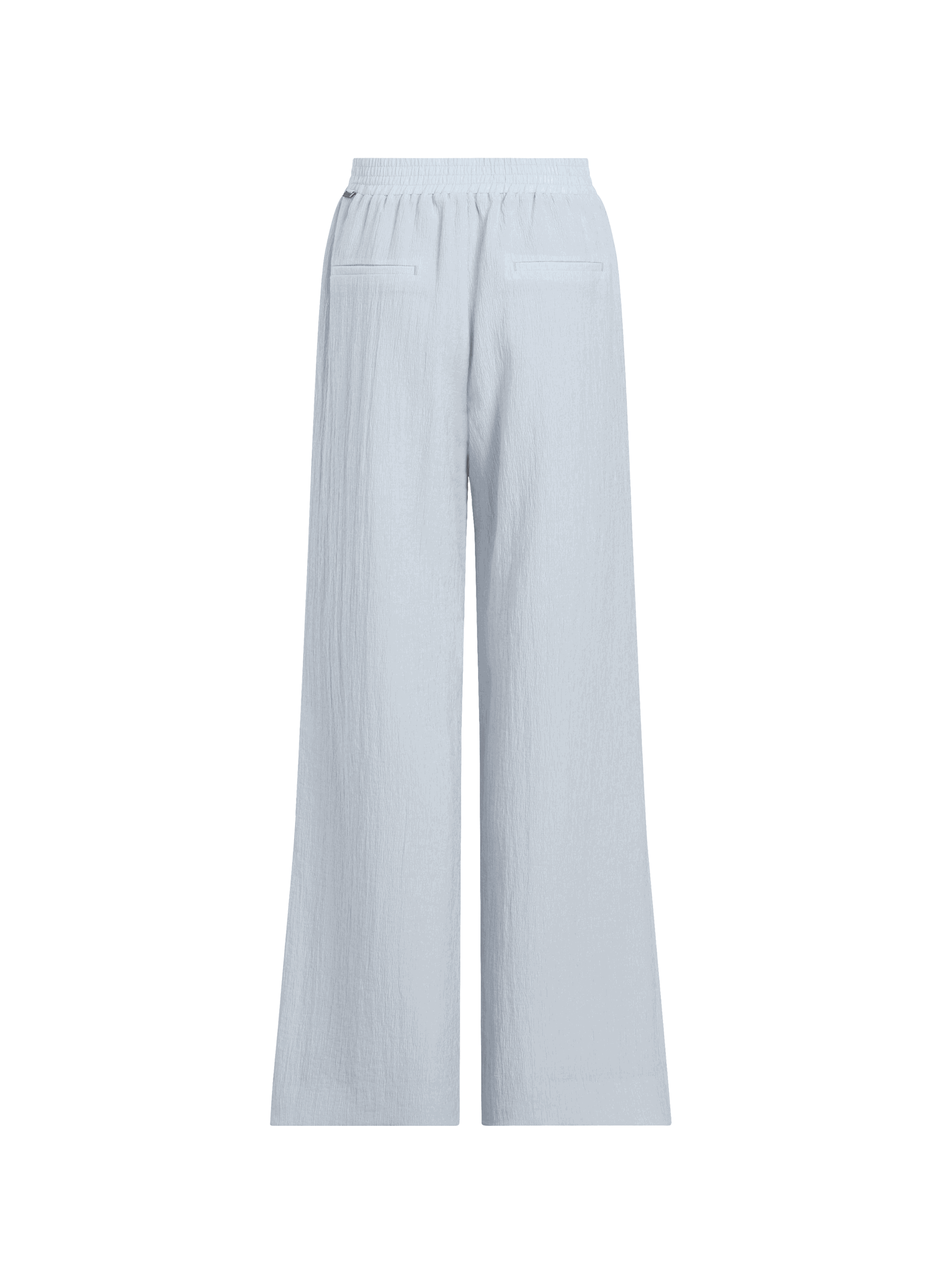 Pantalon texturé fluide Gris