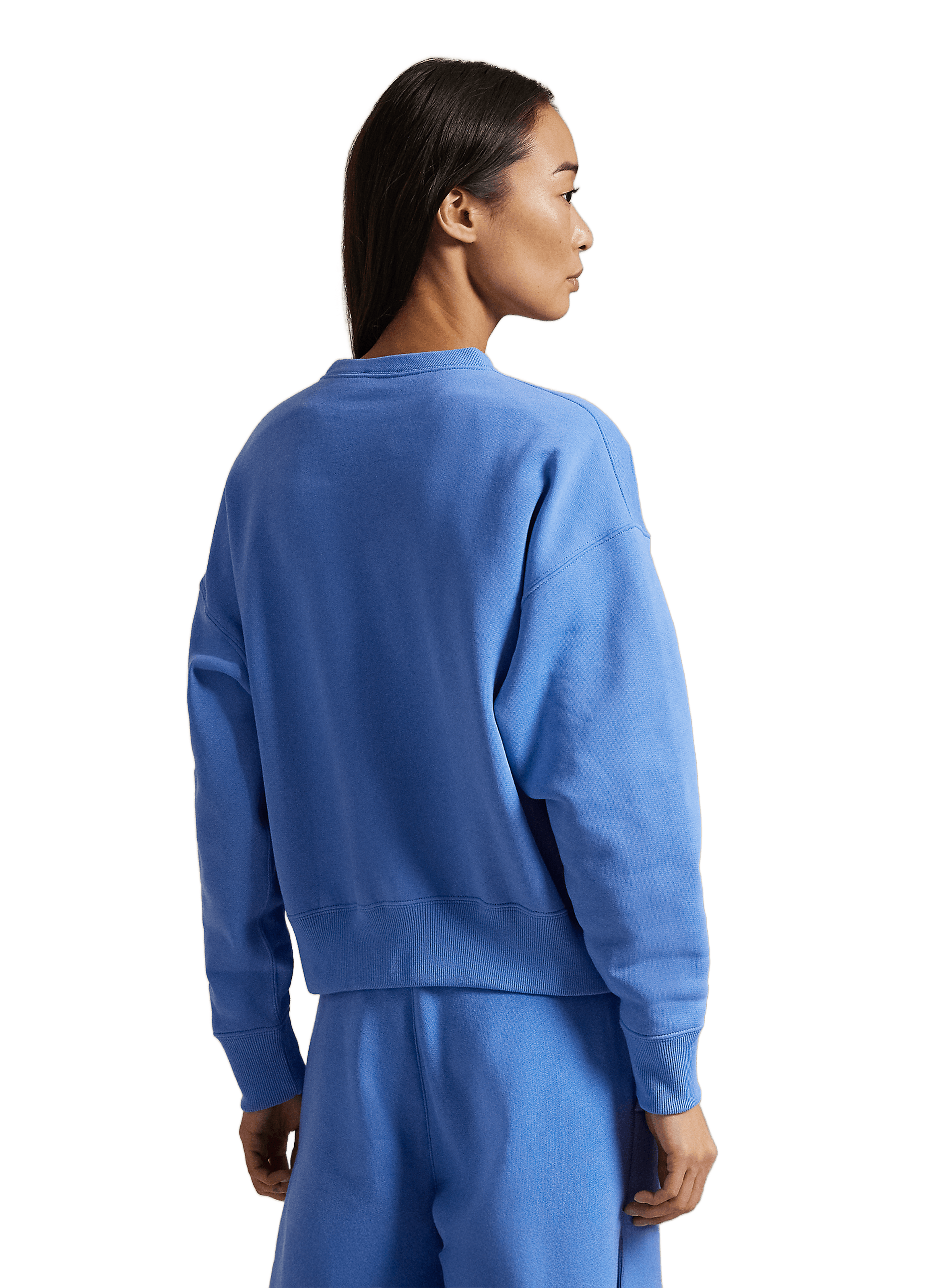 Sweatshirt en coton mélangé POLO RALPH LAUREN Bleu