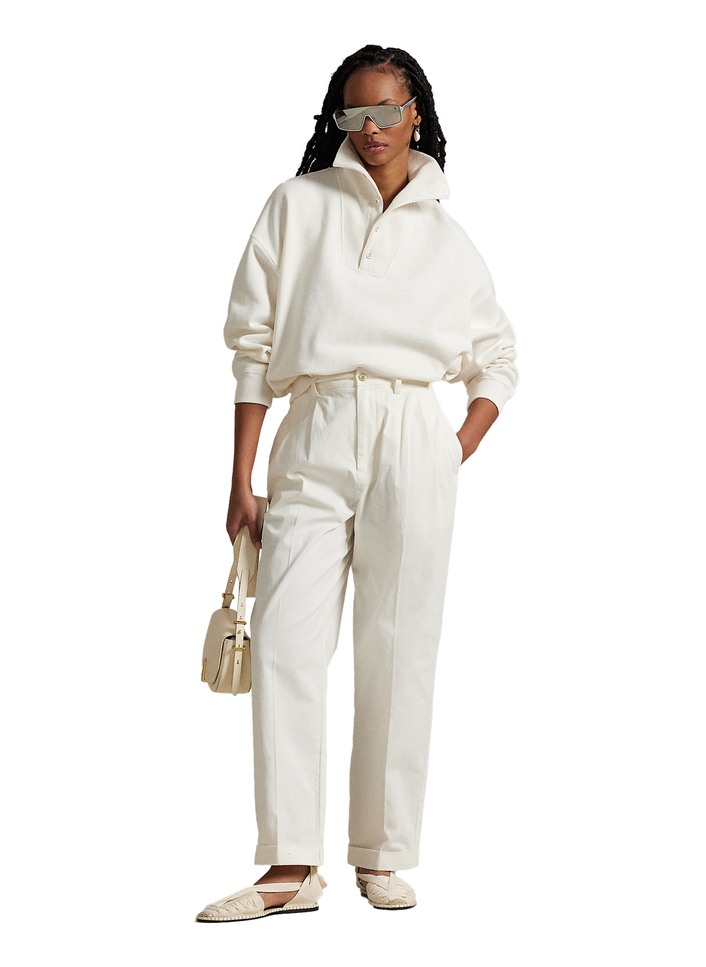 Pantalon droit POLO RALPH LAUREN Blanc