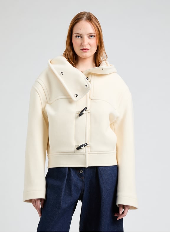 The Cabana wool duffle coat Beige by JACQUEMUS JACQUEMUS The Cabana wool duffle coat Beige