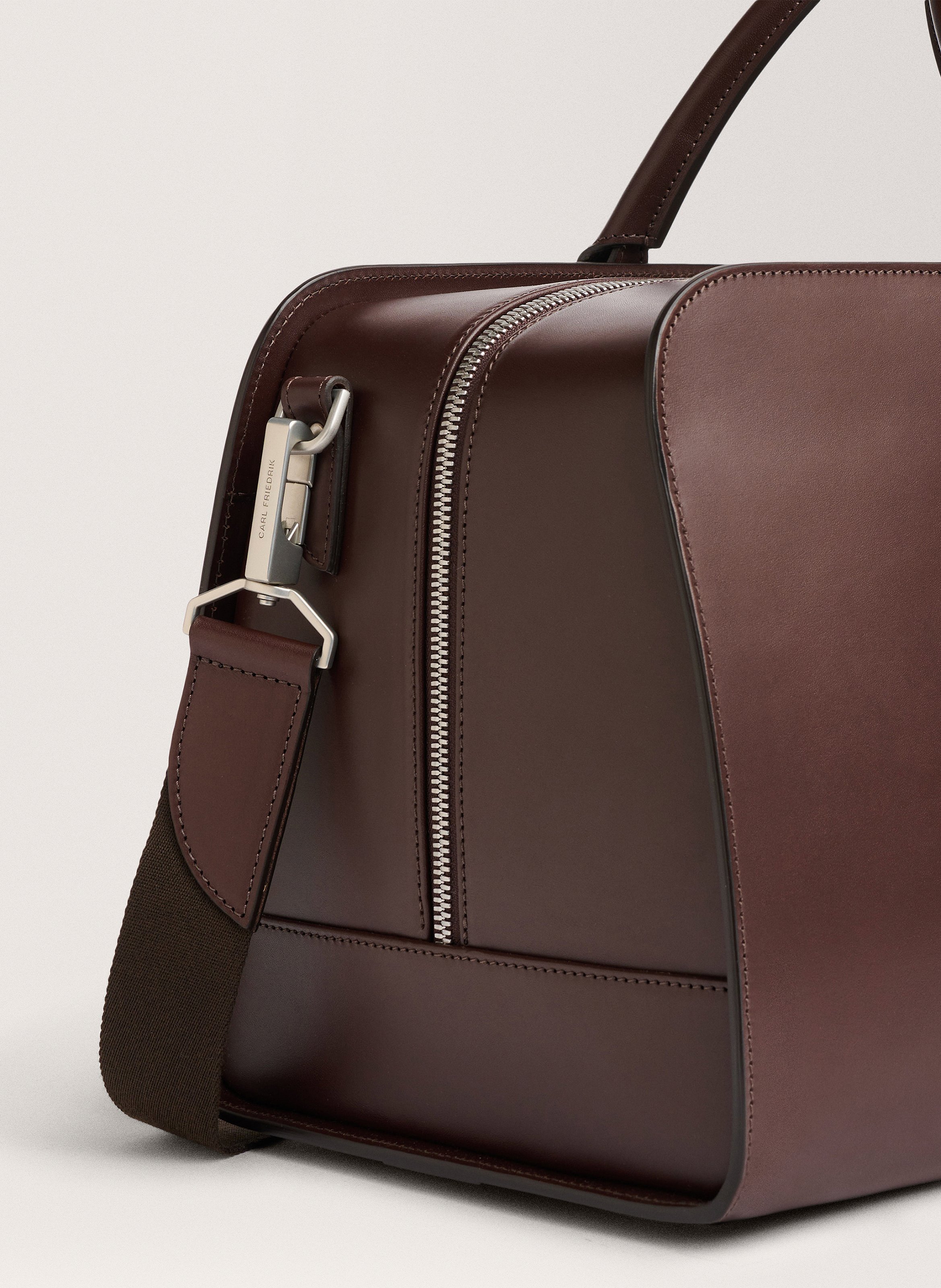 Sac de voyage 'palissy weekend' en cuir vachetta Marron