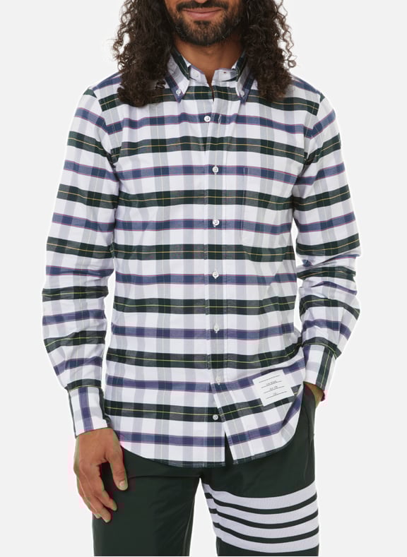 Chemise en coton Multicolore by THOM BROWNE THOM BROWNE Chemise en coton Multicolore
