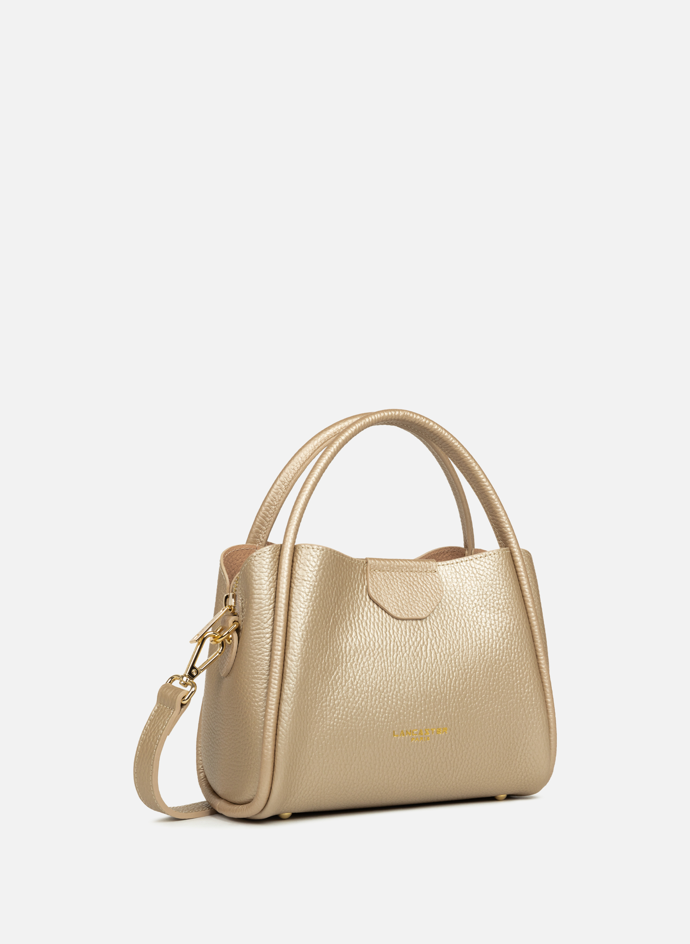 Petit sac à main - ida double LANCASTER Doré