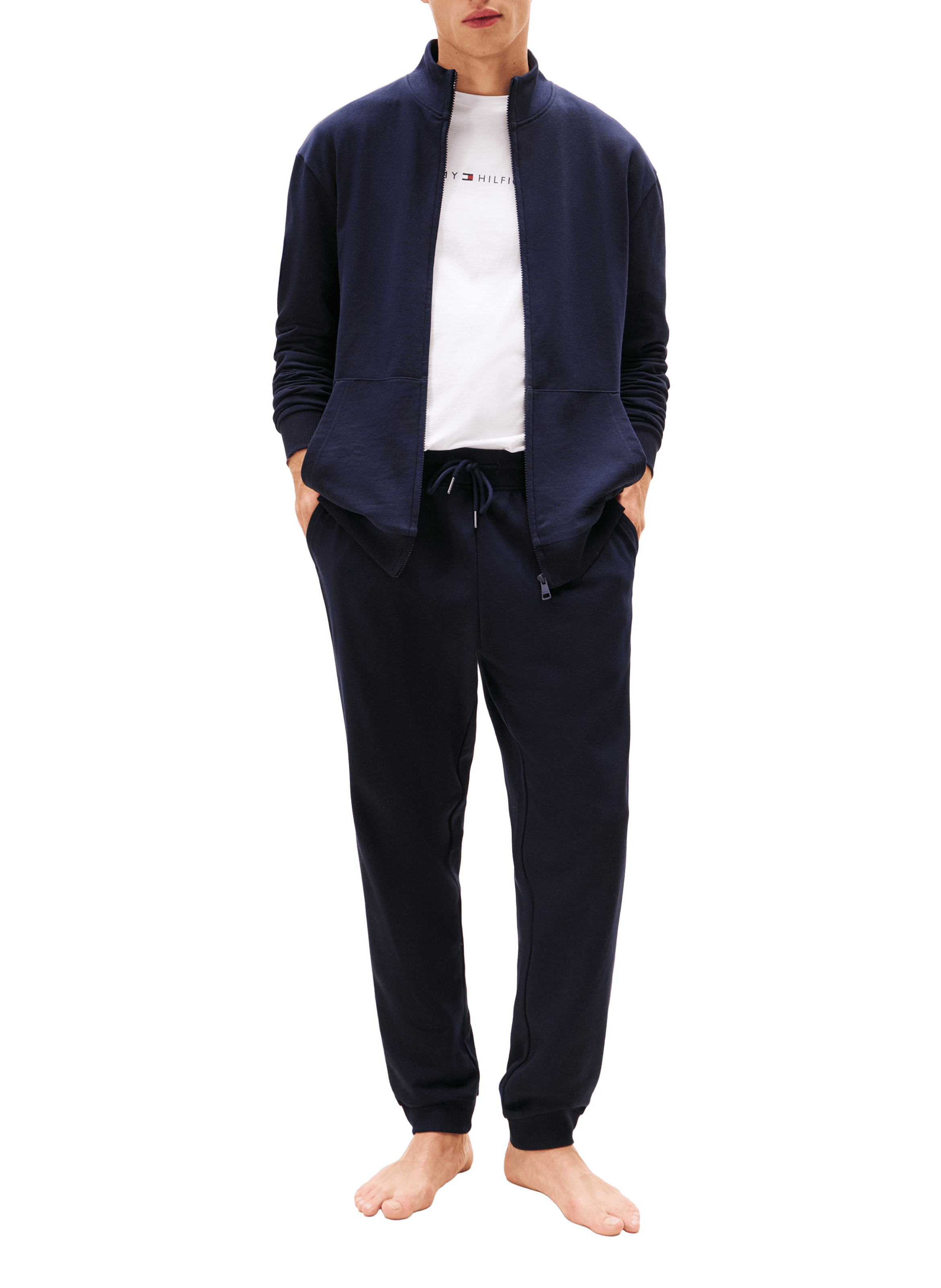 Cotton-blend joggers TOMMY HILFIGER Blue