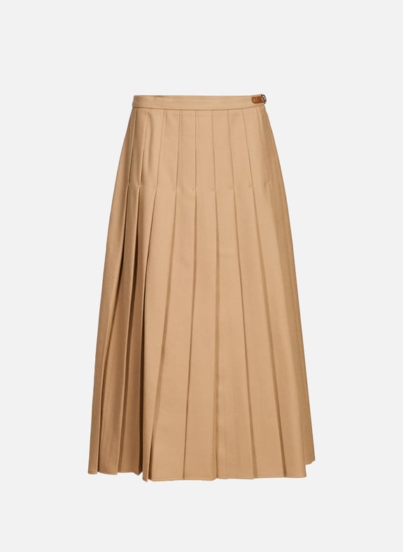 Pleated wool wrap skirt LE 17 SEPTEMBRE Pleated wool wrap skirt LE 17 SEPTEMBRE