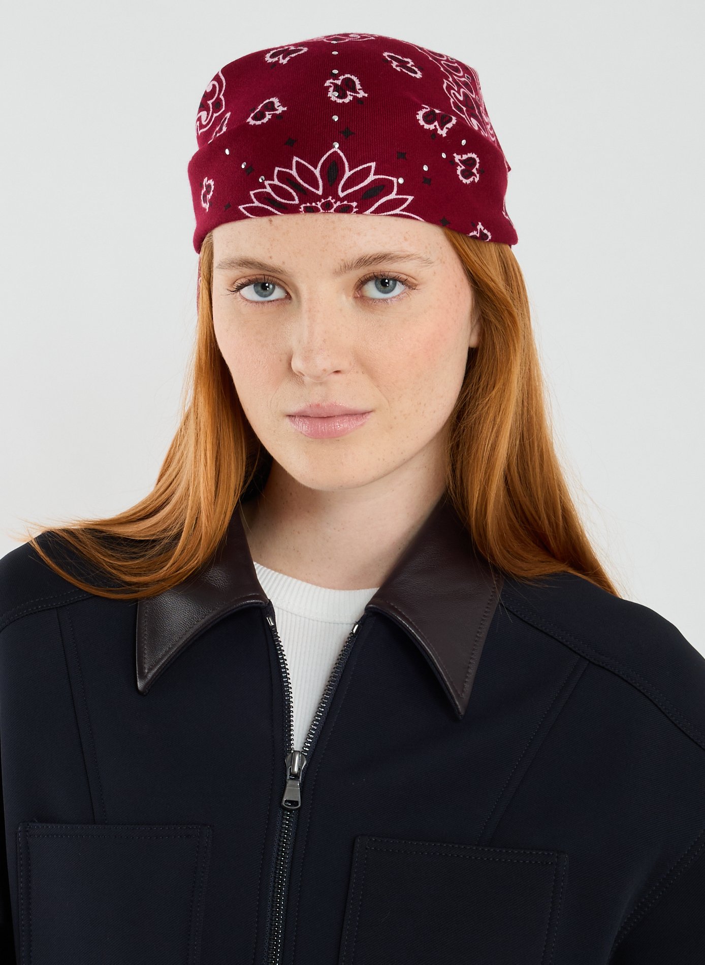Foulard imprimé bandana WILD Rouge