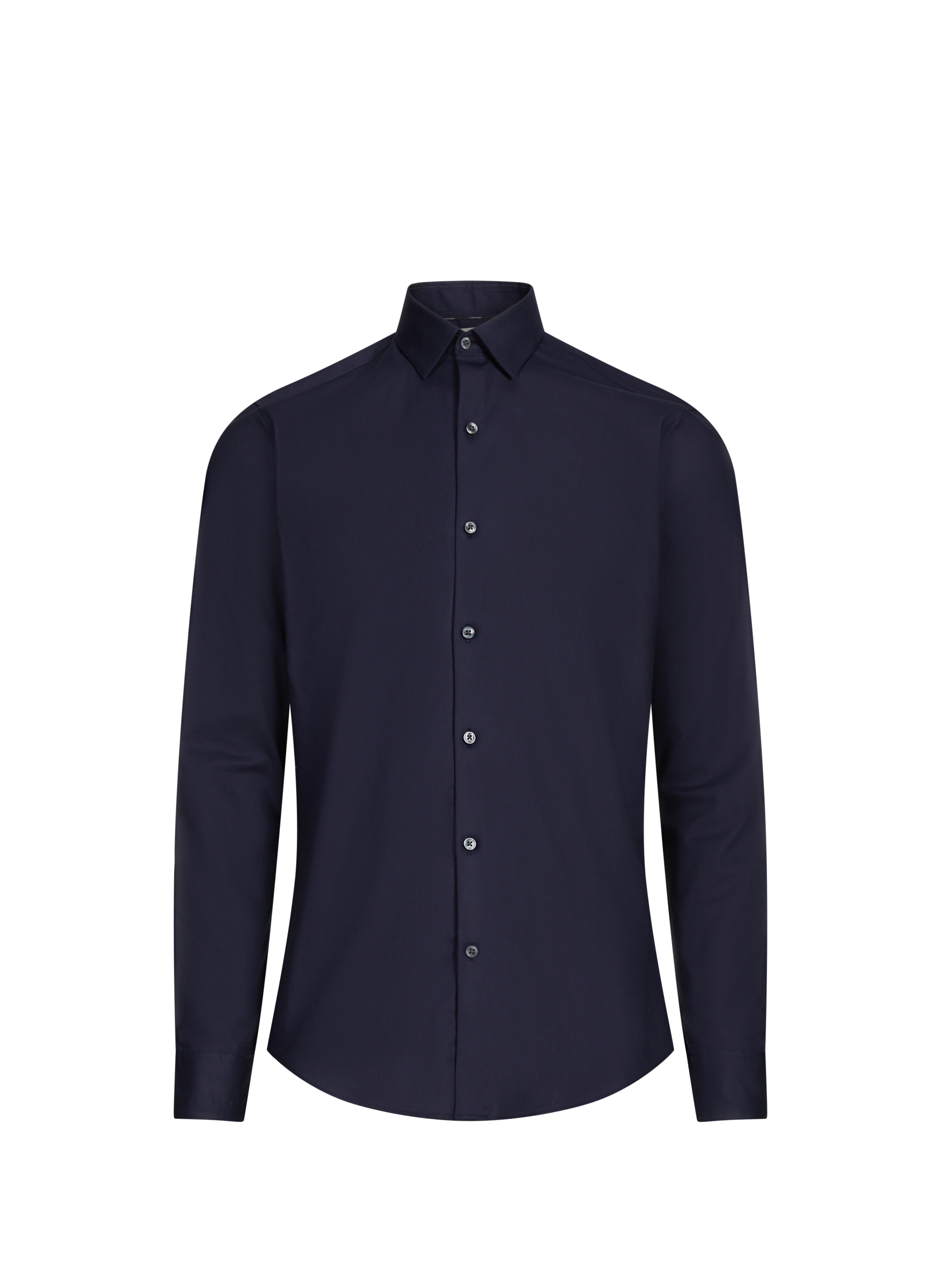 Chemise slim en coton mélangé CALVIN KLEIN Bleu