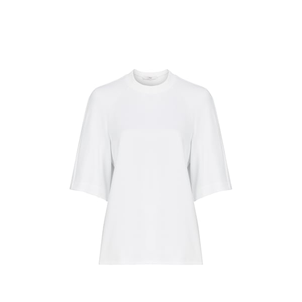 Tibi T-shirt Ample À Col Rond In White