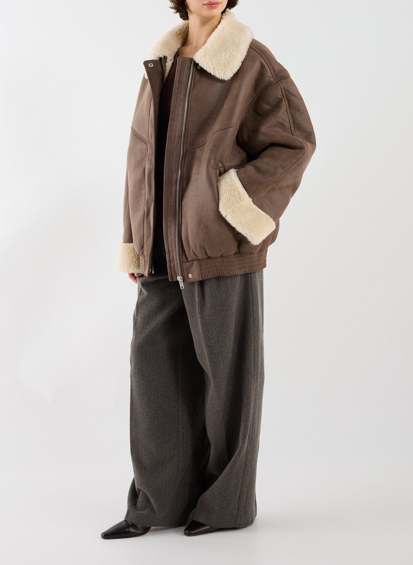 Blouson ample  TOPSHOP Noir