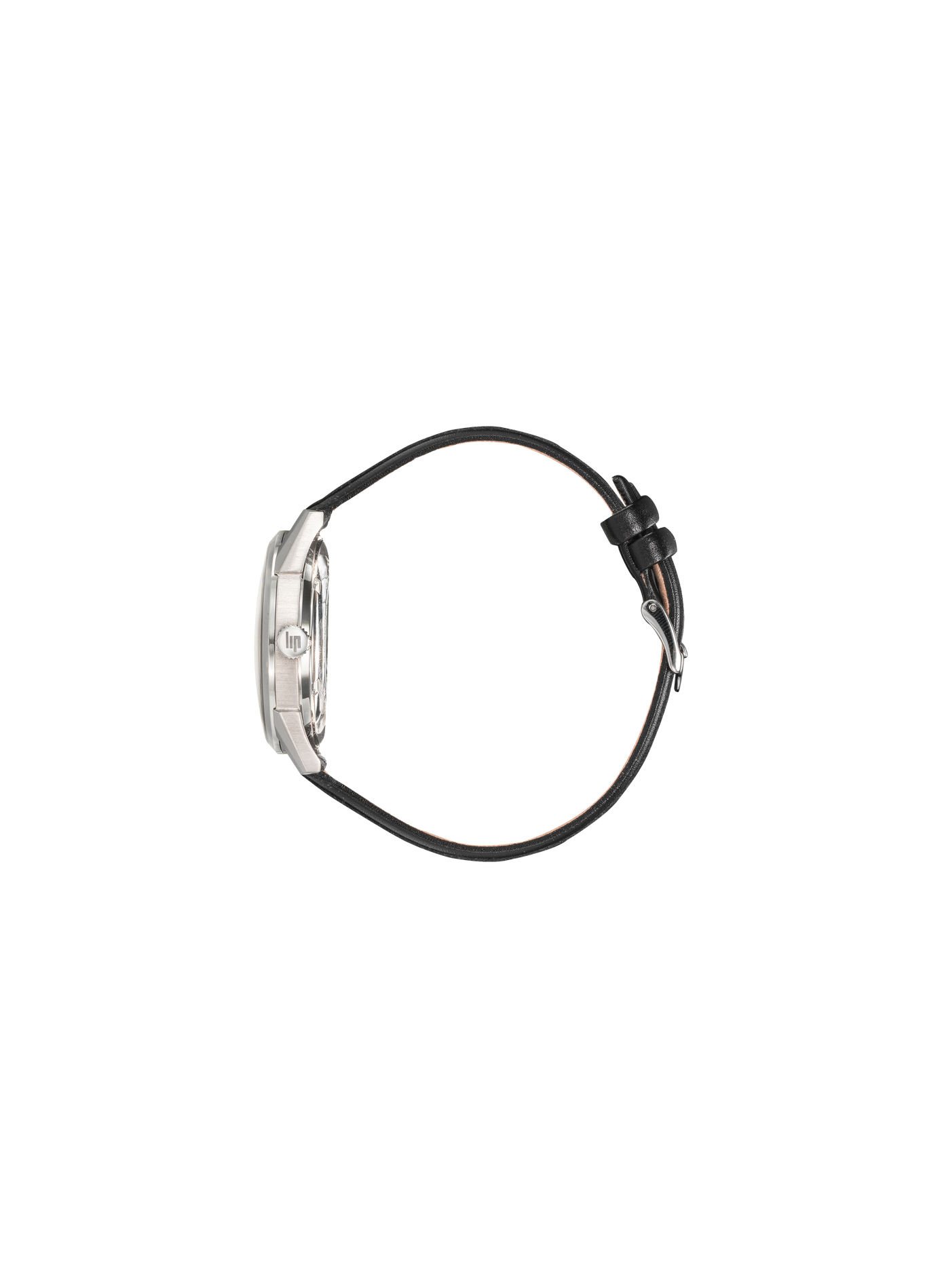Montre automatique en cuir LIP Noir