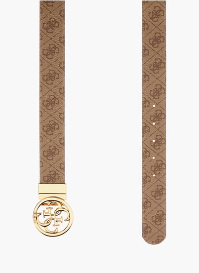Ceinture Monogramme Beige Ceinture Femme GUESS - Motif Monogramme Blanc Et Beige - Boucle G Dorée - Accessoire Tendance Ceinture Style Casual Chic Ceinture Monogramme Beige Ceinture Femme GUESS - Motif Monogramme Blanc Et Beige - Boucle G Dorée - Accessoire Tendance Ceinture Style Casual Chic