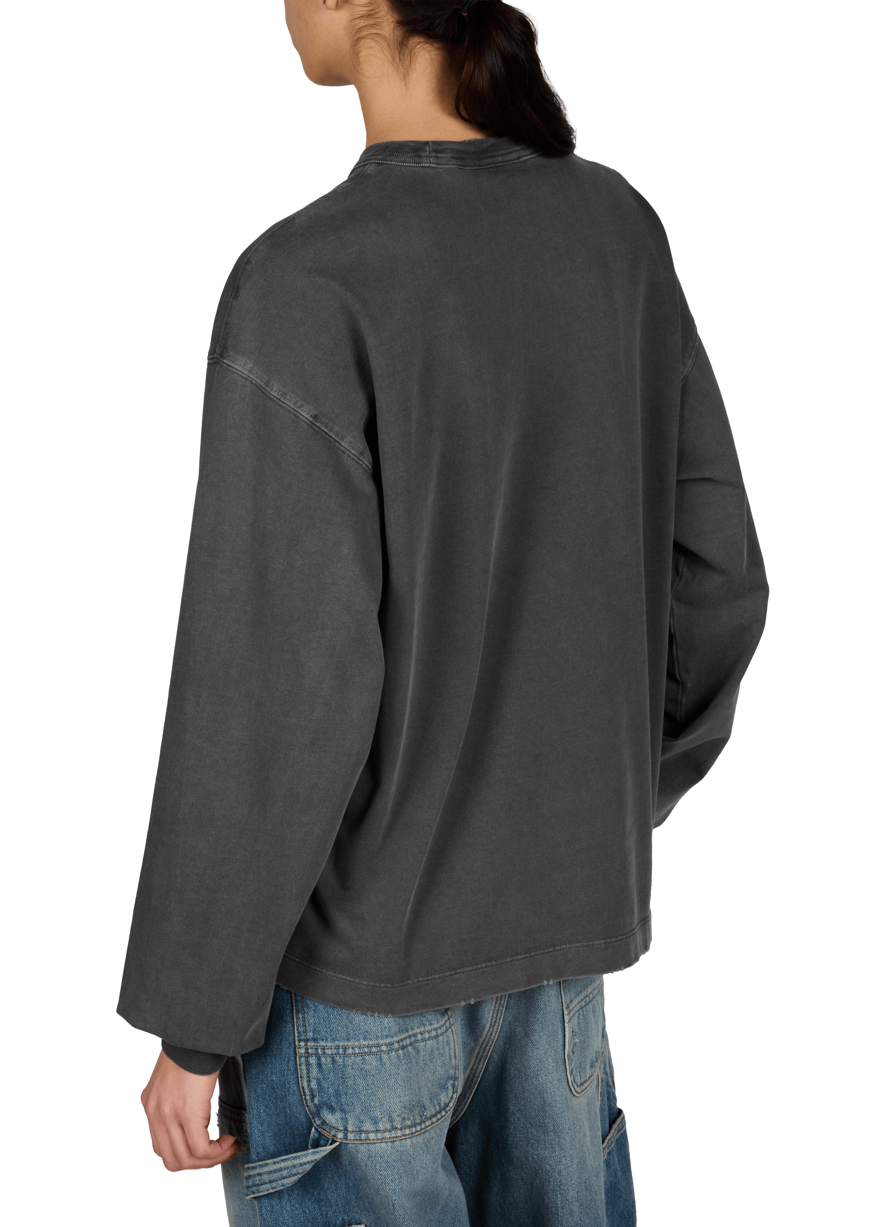 T-shirt à manches longues en coton CARHARTT WIP Noir