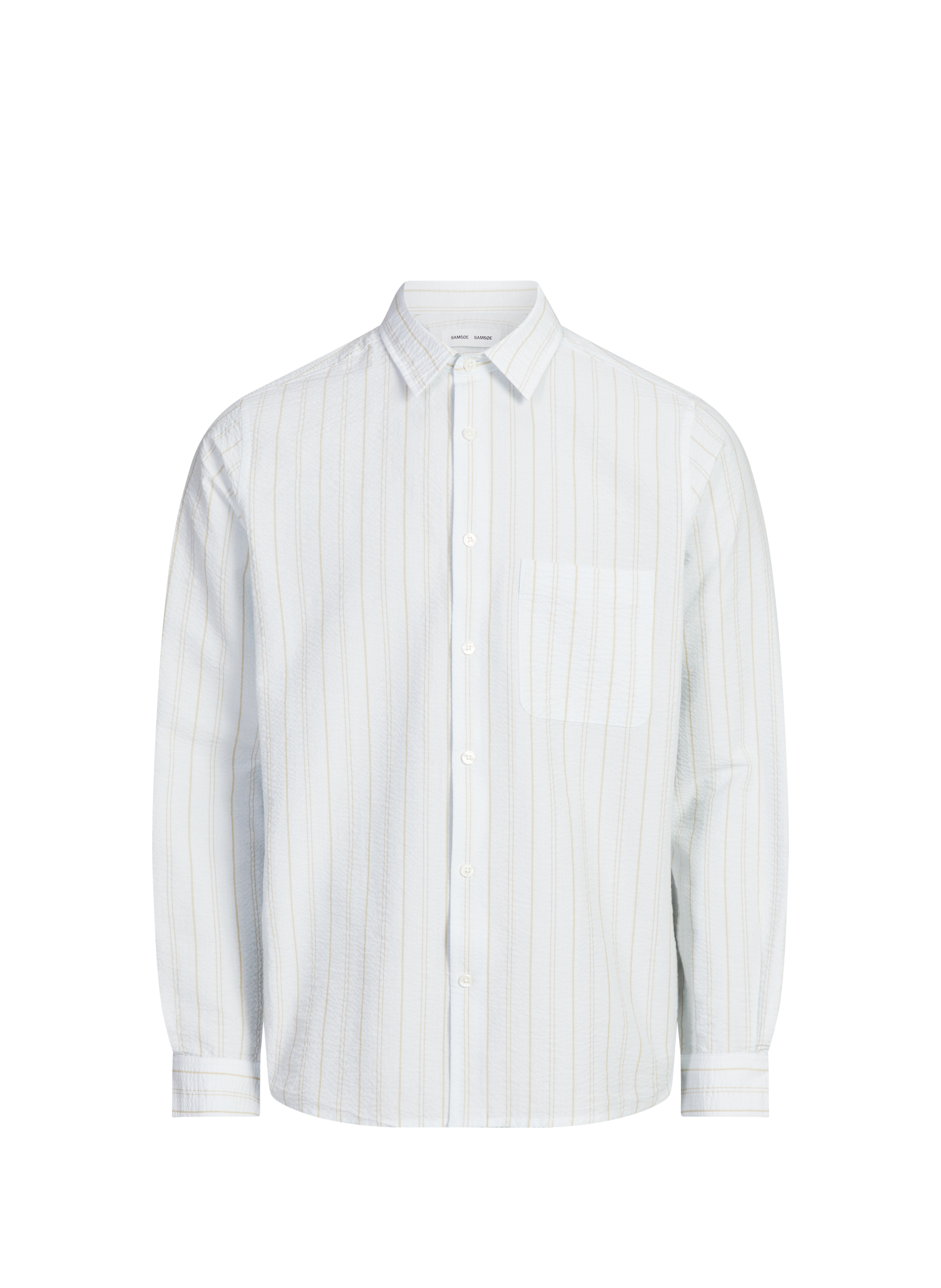 ITHACA ARCHIVE SHIRT SAMSOE SAMSOE Blue