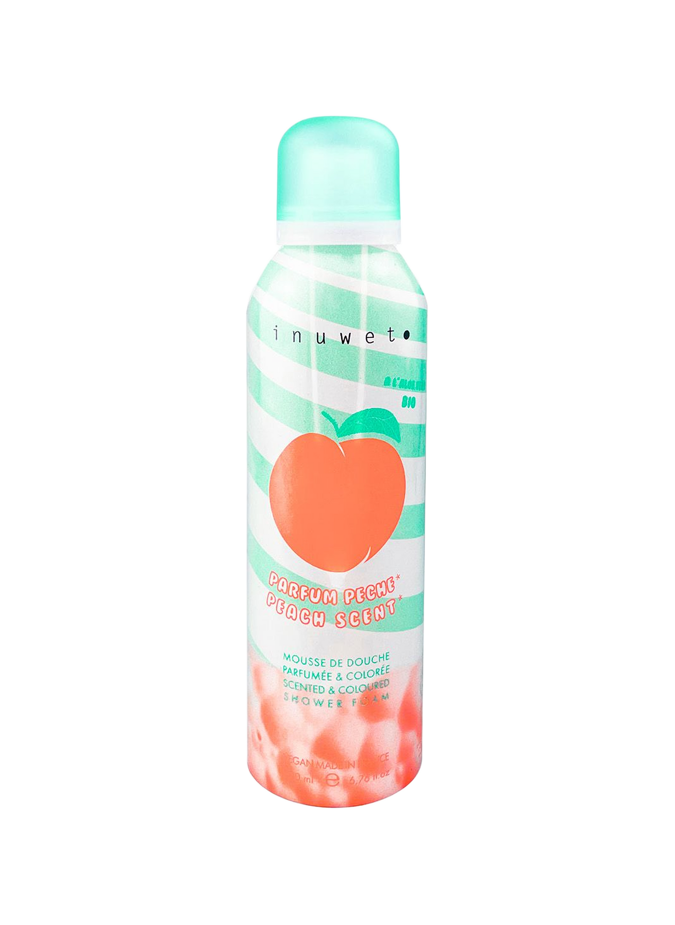 Mousse de douche Pêche INUWET No color