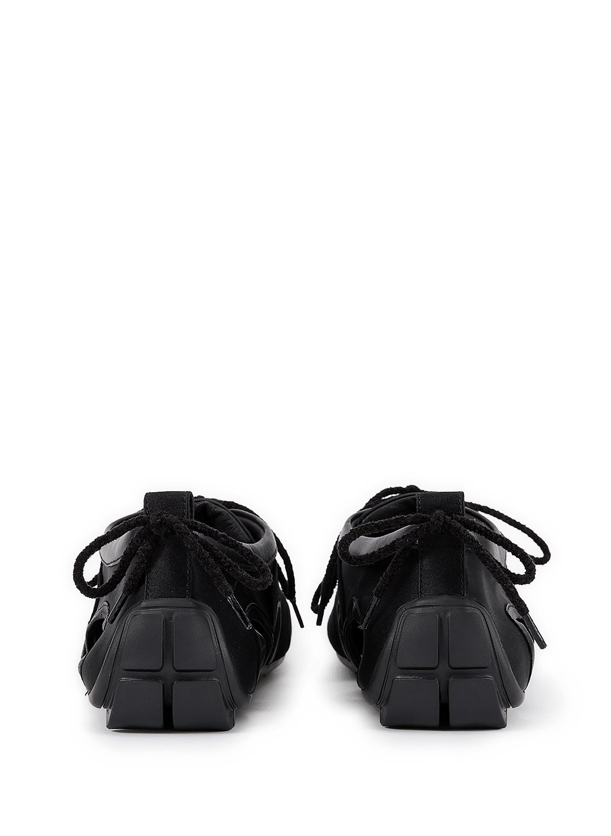 Leather perforated sneakers SIMONE ROCHA Black