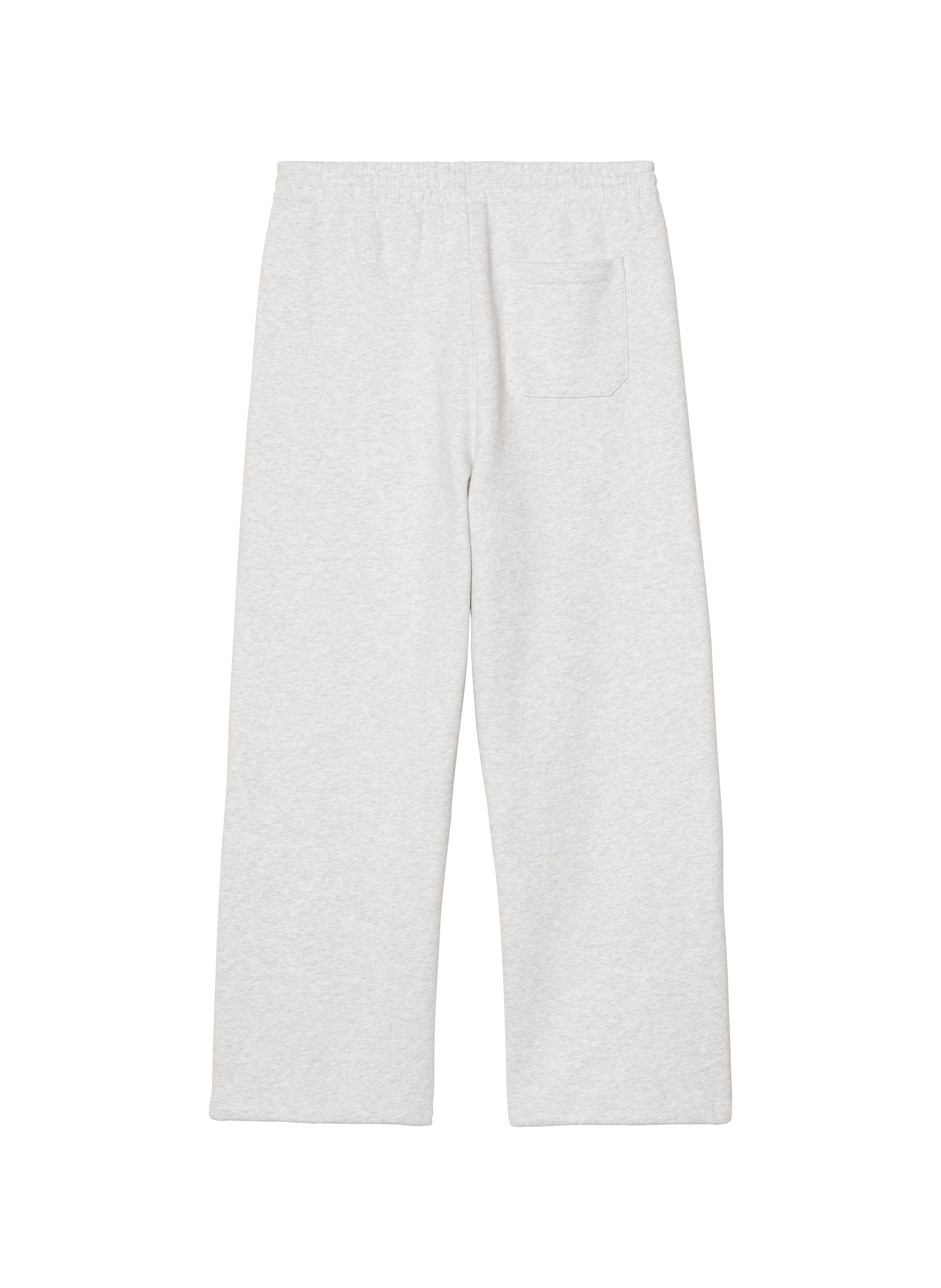 Jogging droit à logo en coton CARHARTT WIP Gris