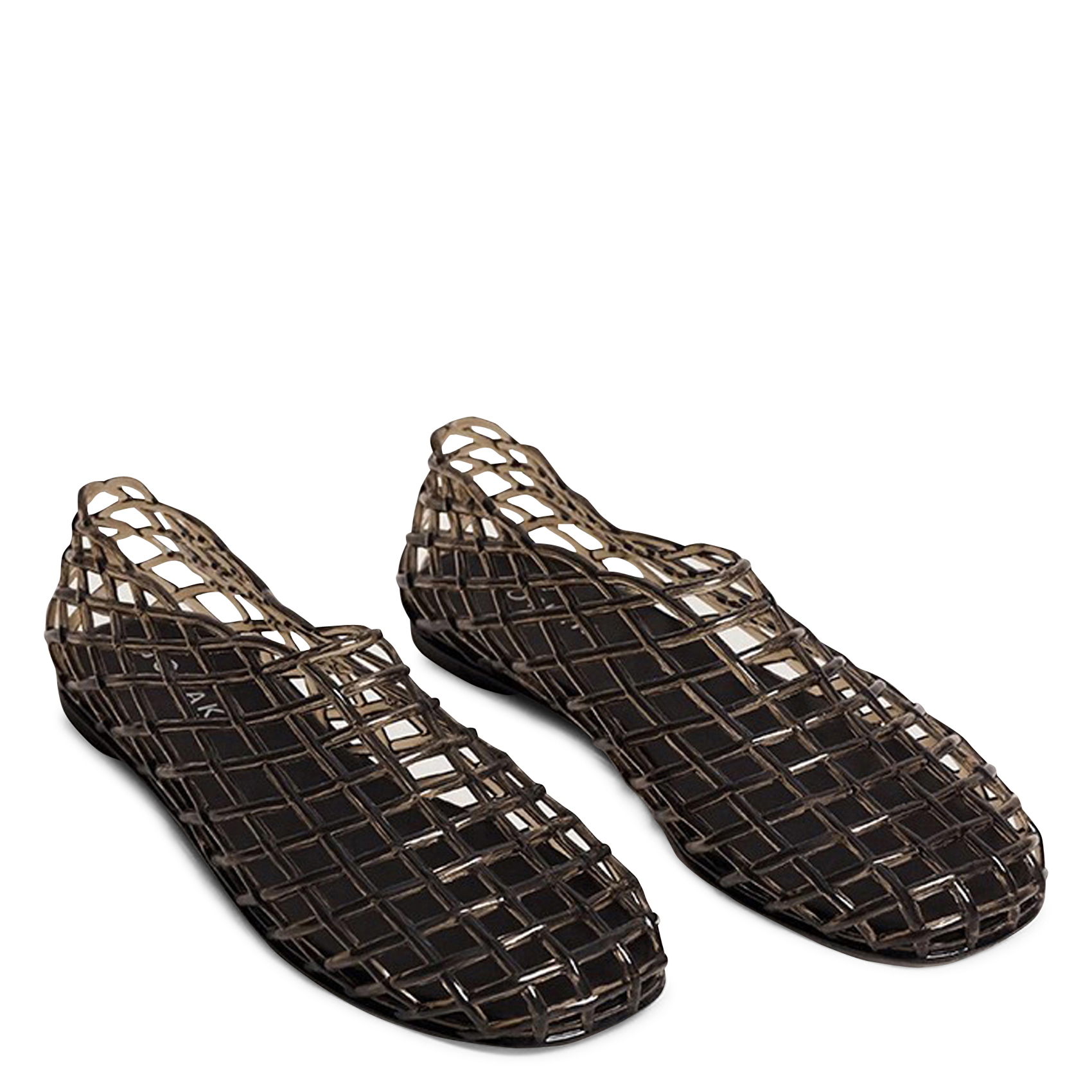 Ballerines montantes ajourées ursula JONAK Noir