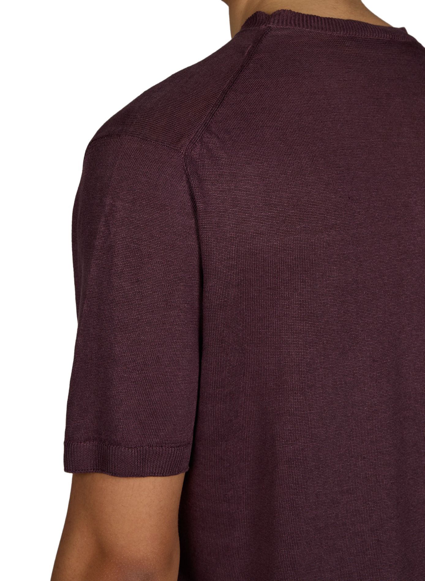 T-shirt en lin CORNELIANI Rouge